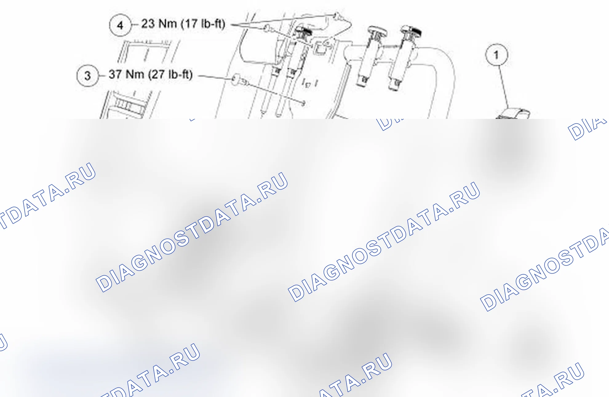 Рис. 2: Втягиватель ремня безопасности - задний, центральный, Taurus X. Ford Taurus V