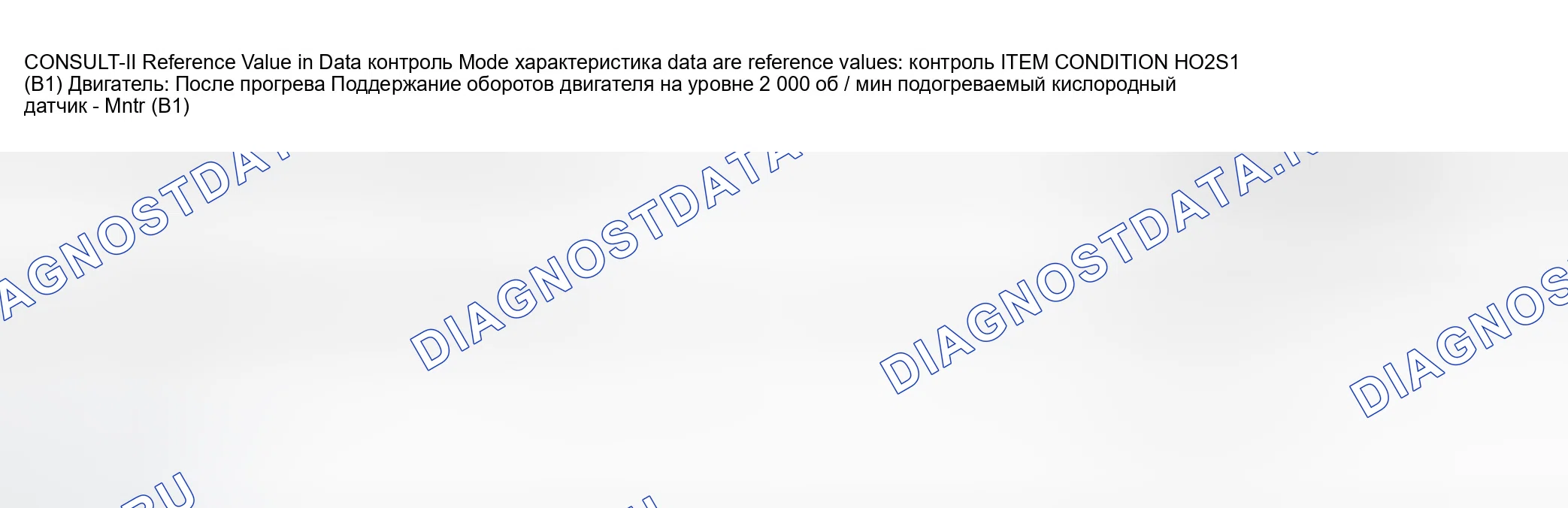 Рис. 665: Эталонное значение CONSULT-II в режиме мониторинга данных. Infiniti M45 II