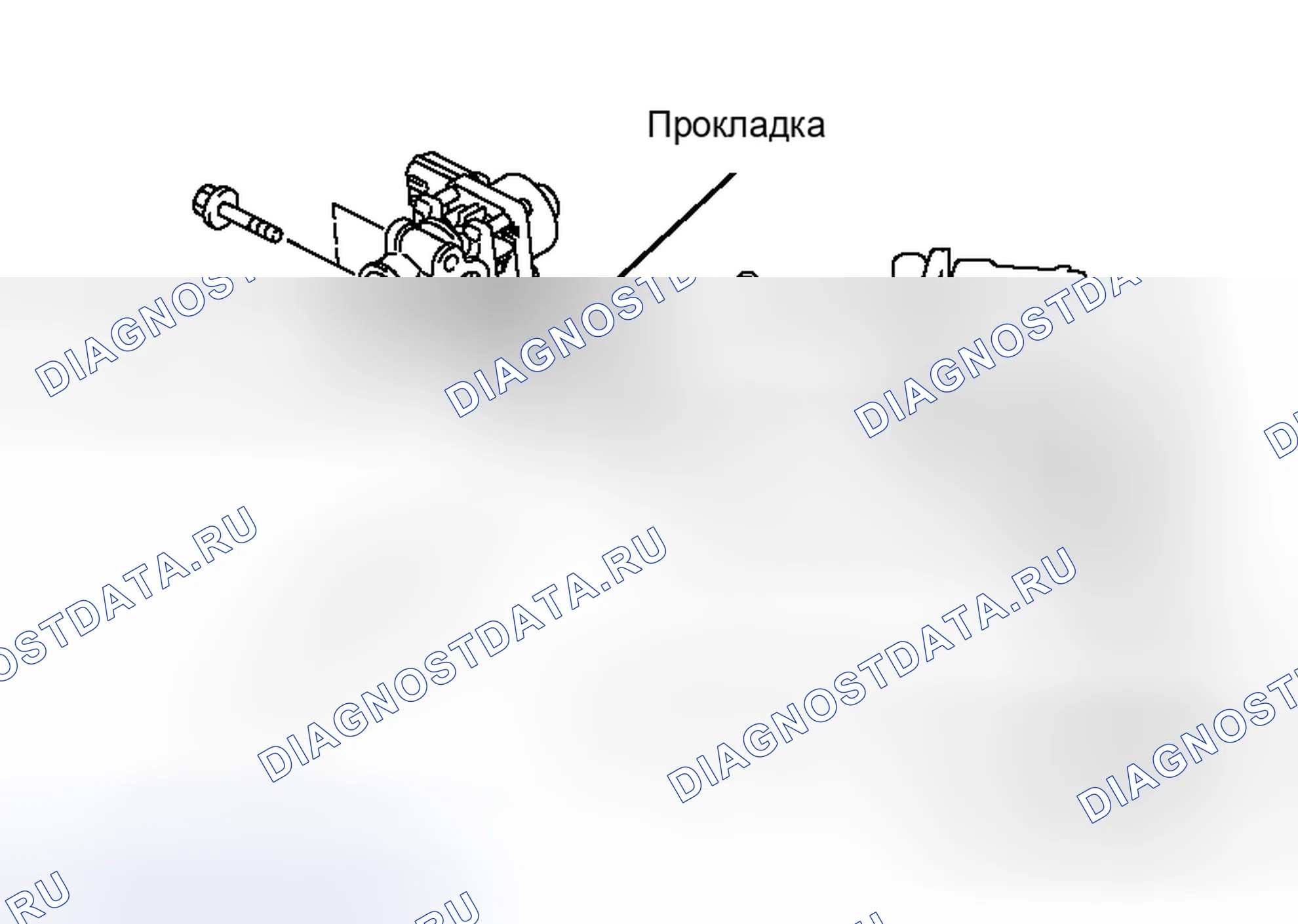 Рис. 22: > > A < < УСТАНОВКА ПРОКЛАДКИ КЛАПАНА рециркуляция отработавших газов. Mitsubishi Galant IX рестайлинг