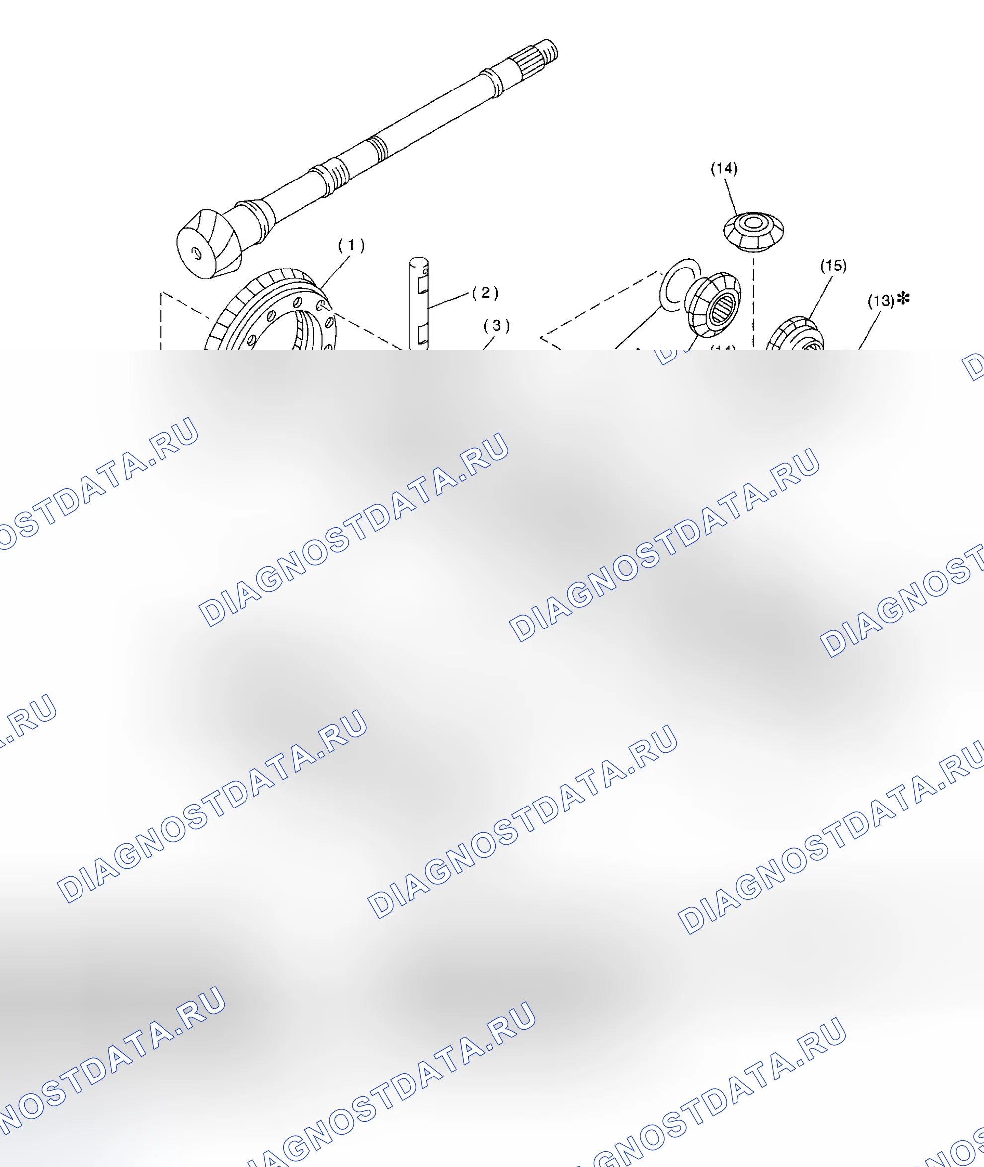 Рис. 113: ДИФФЕРЕНЦИАЛ. Subaru Impreza WRX GD/GG рестайлинг