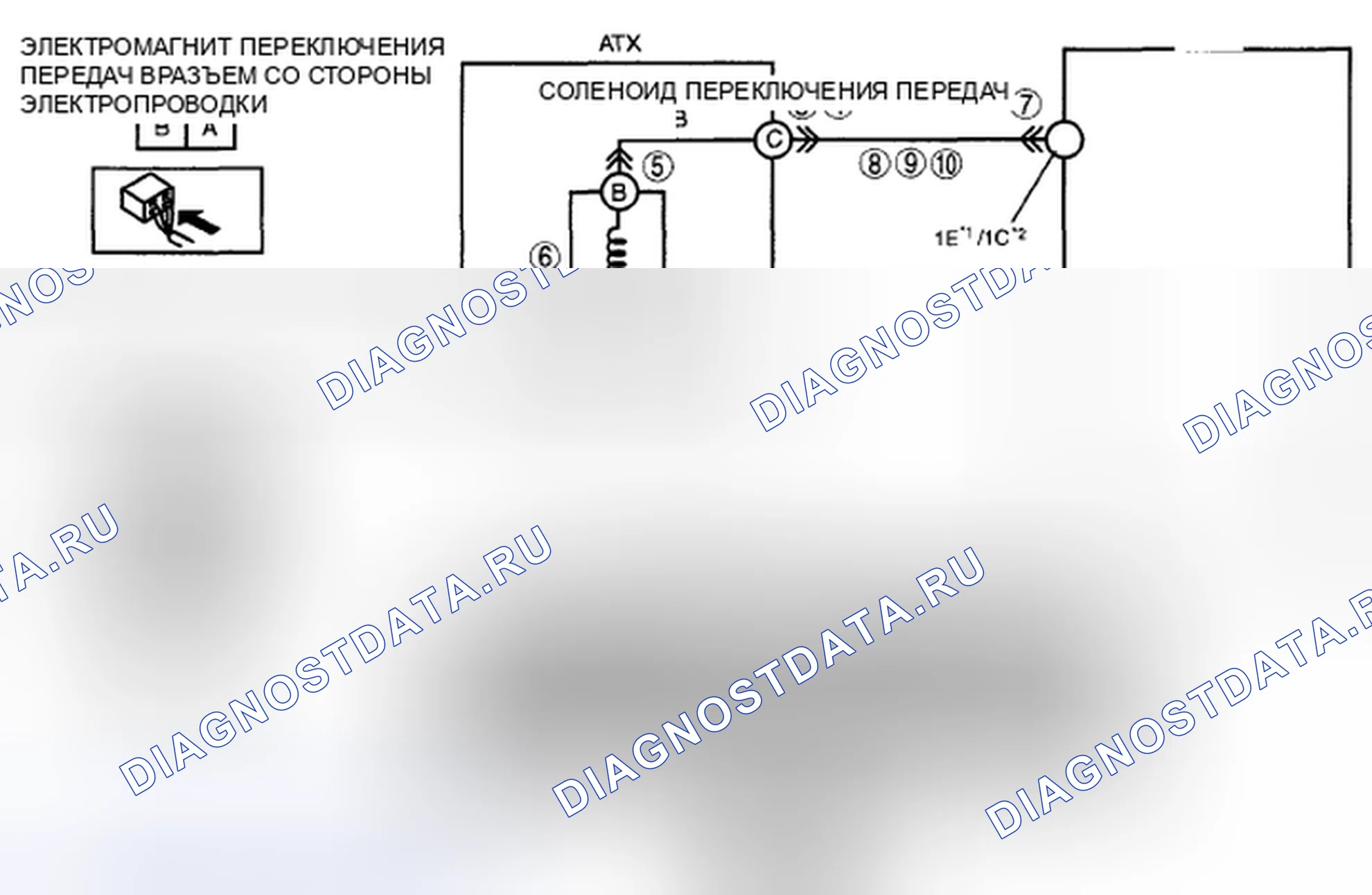 Рис. 352: расшифровка кода ошибки P0758 [хтагх1] FN4A-EL. Honda CR-V IV
