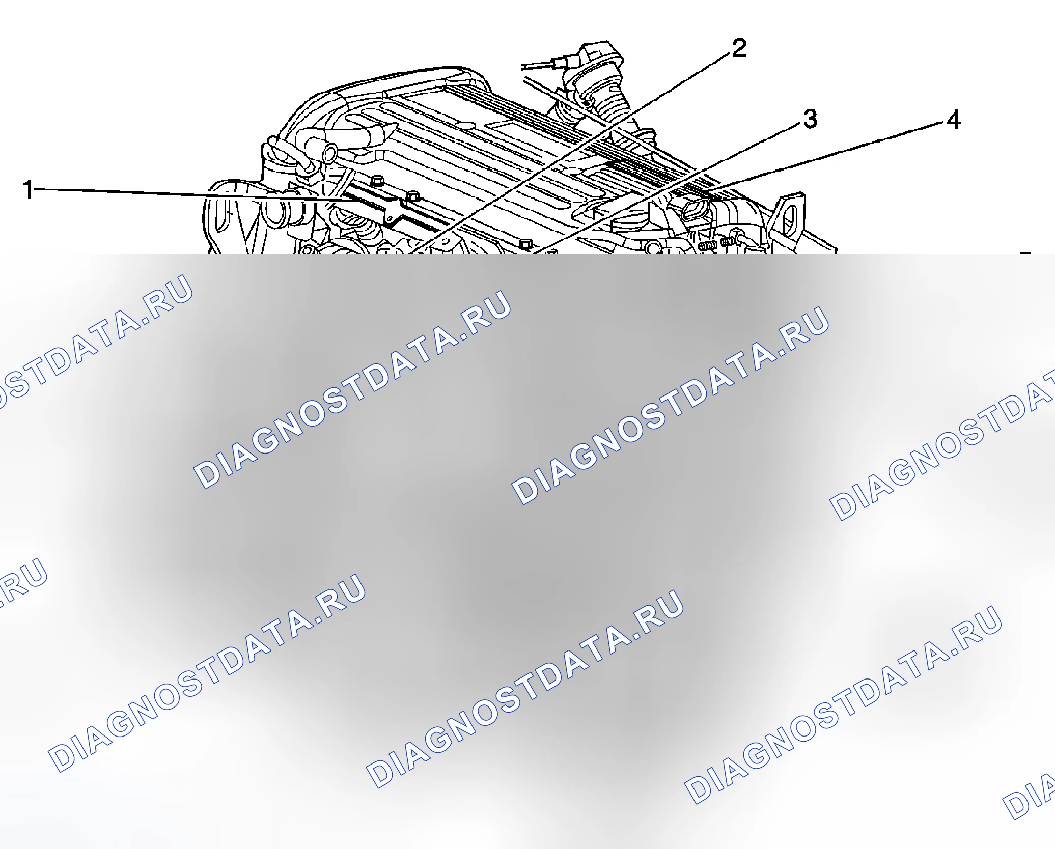 Рис. 12: Виды компонентов управления двигателем. Kia Rio III