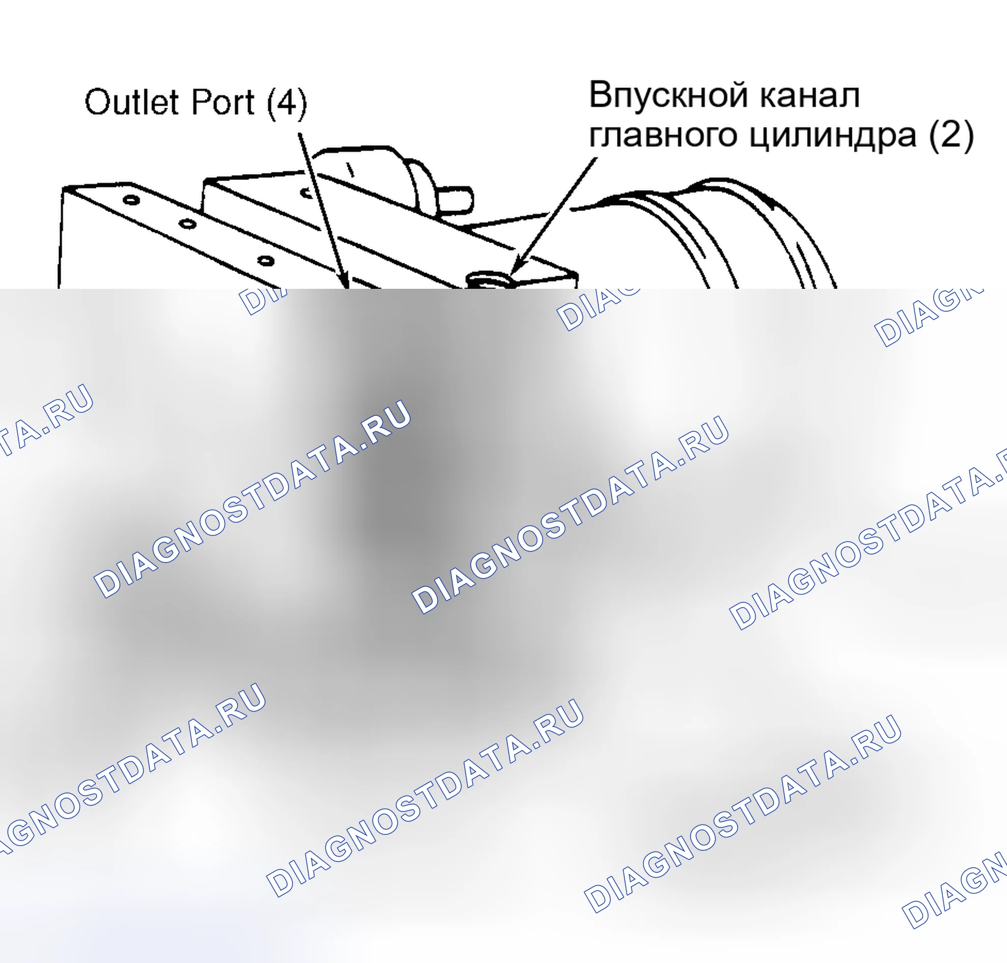 Рис. 3: УЗЕЛ ГИДРАВЛИЧЕСКОГО ПРИВОДА. Hyundai Porter III