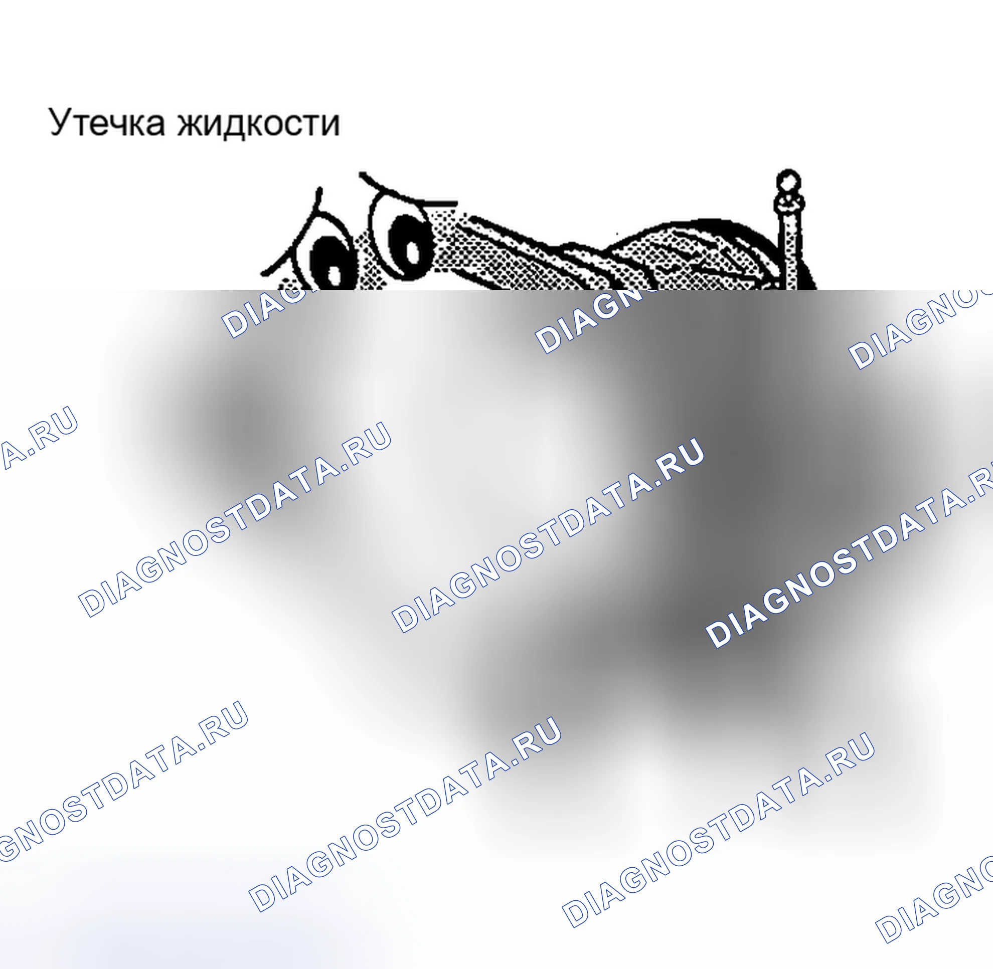 Рис. 91: ПРОВЕРКА УТЕЧКИ ЖИДКОСТИ. Nissan Sentra B15