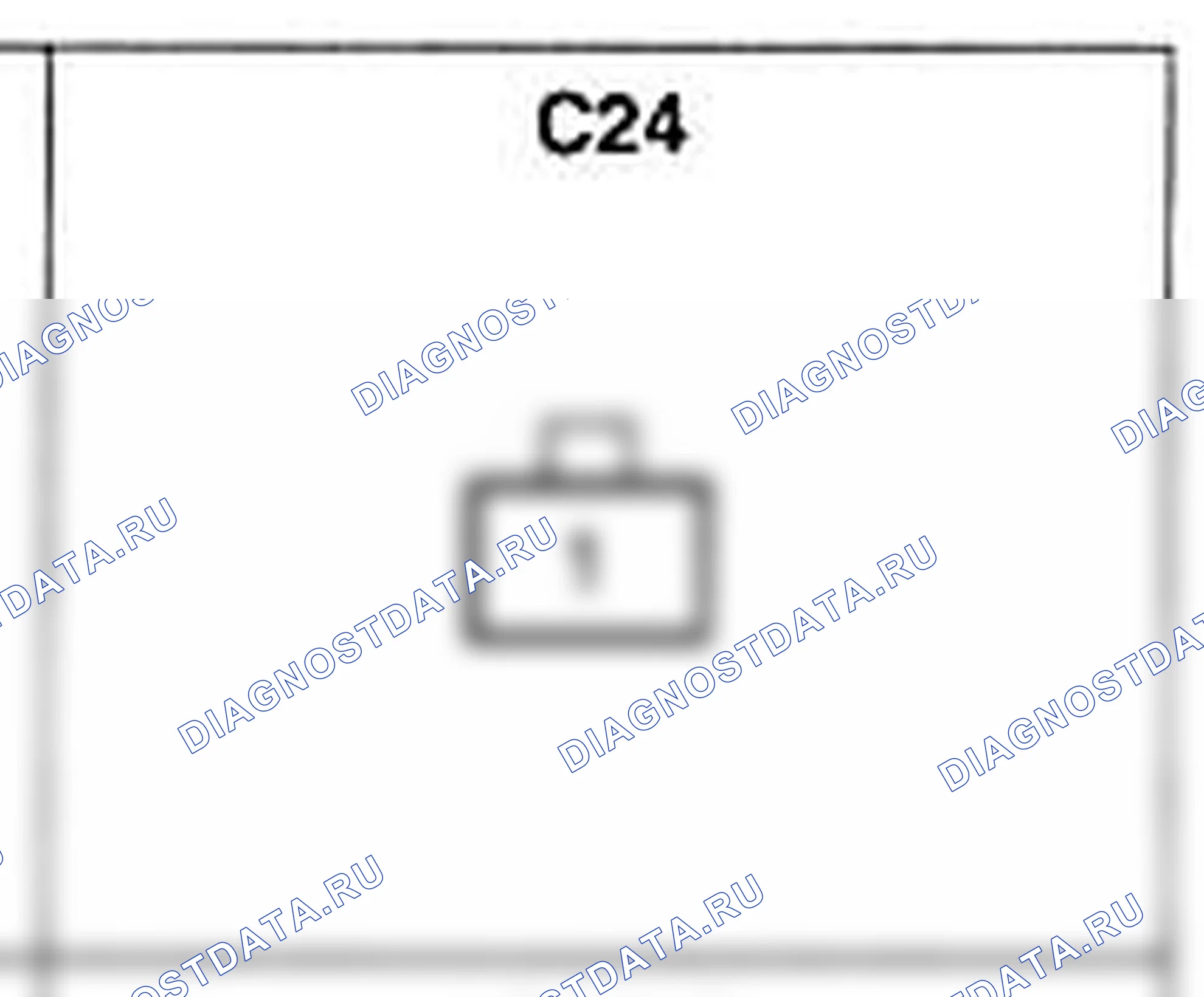 Распиновка разъёма C24 — жгута управления. Hyundai Accent LC