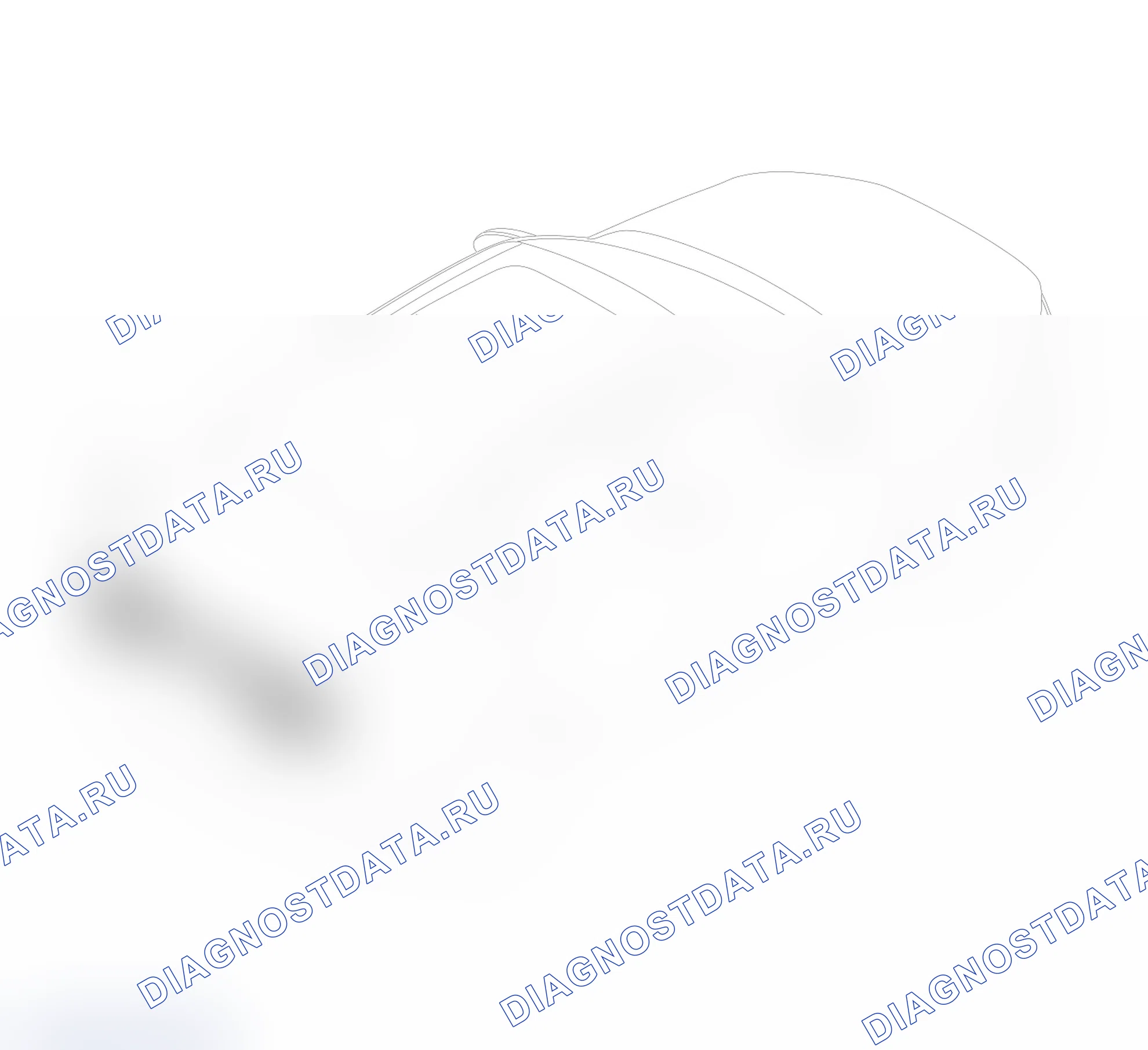 Схема расположения задней двери, внешней отделочной панелей — Haval Chitu. Haval Chitu I