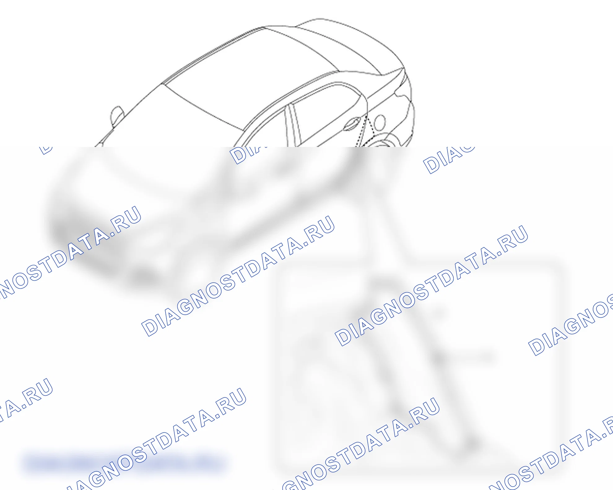 Расположение деталей отделки задней колесной ниши. Hyundai GRAND i10/Xcent BA