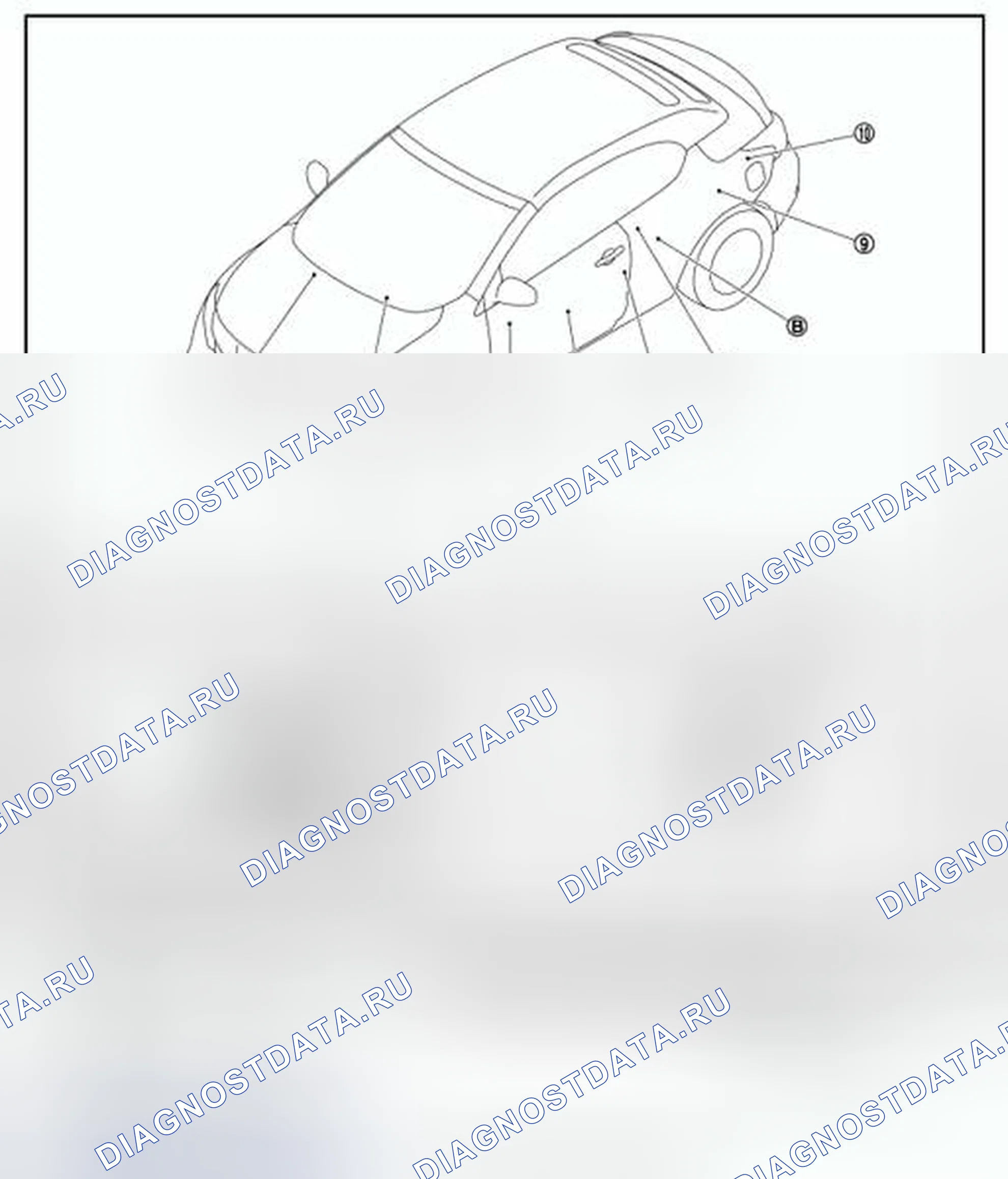 Рис. 81: Расположение компонентов. Nissan Murano Z51 рестайлинг 2