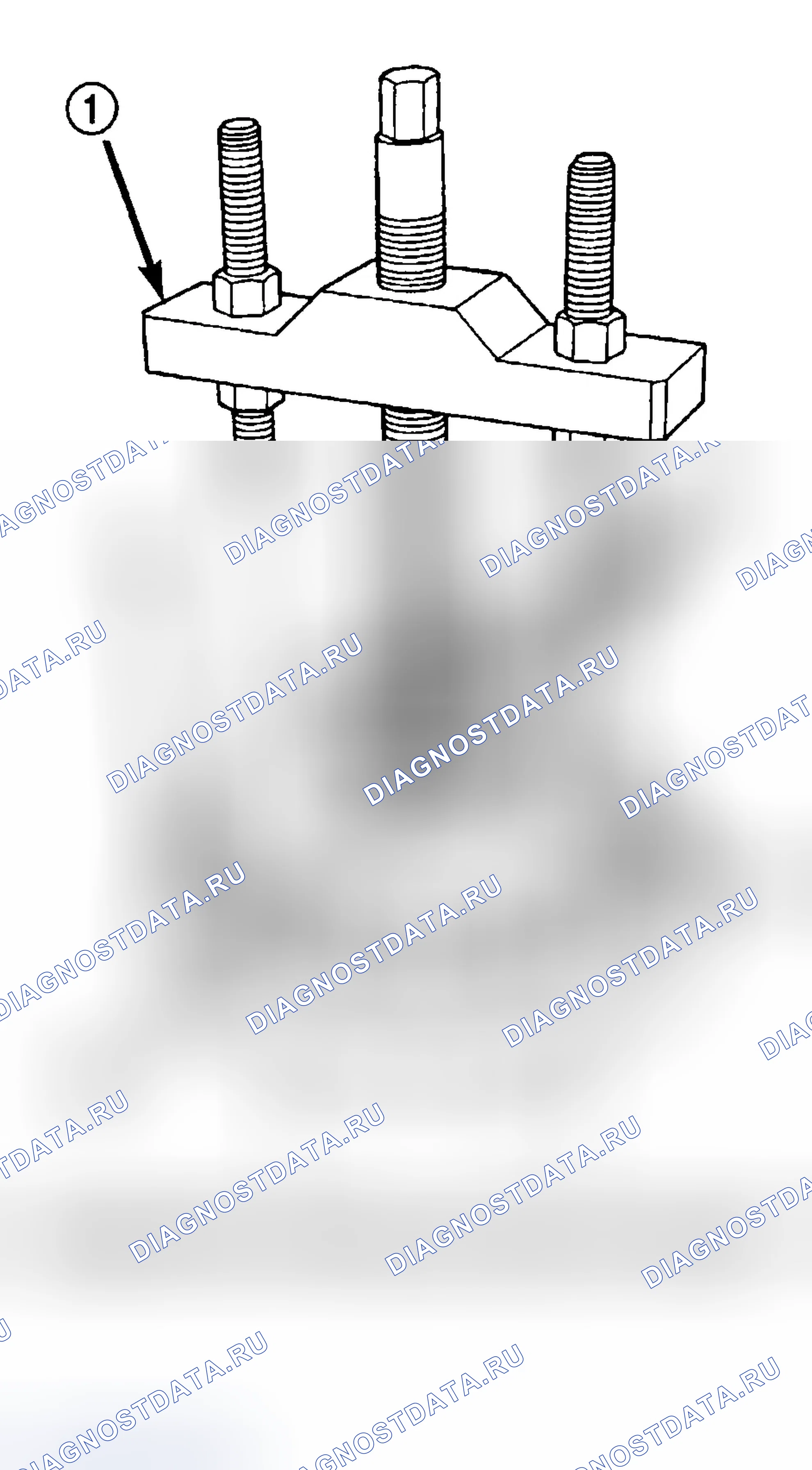 Рис. 523: ДЕМОНТАЖ. Dodge Pickup R1500 