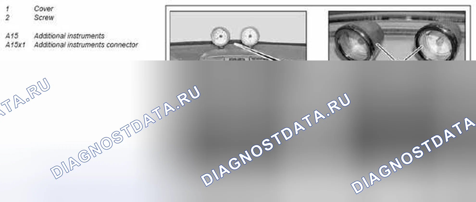 Рис. 37: Демонтаж / монтаж дополнительных КИП и А - AR54.30-P-6080MCC. Kia Soul I