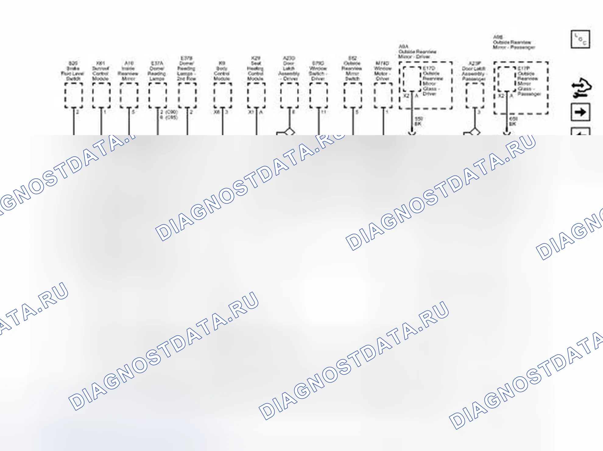 Рис. 79: G303 и G304. Chevrolet Sonic I