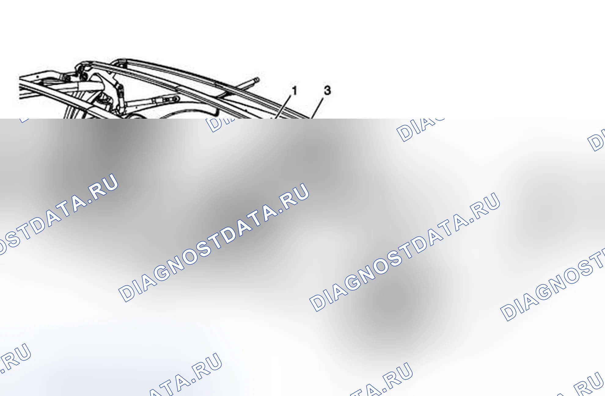 Рис. 7: Замена складного верхнего цилиндра. Chevrolet Corvette C6