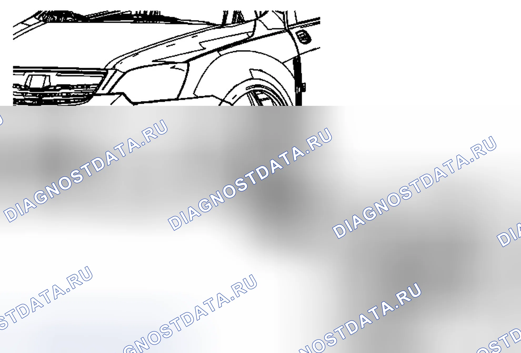 Рис. 41: Замена лампы маркера передней стороны. Chevrolet Captiva I рестайлинг 2