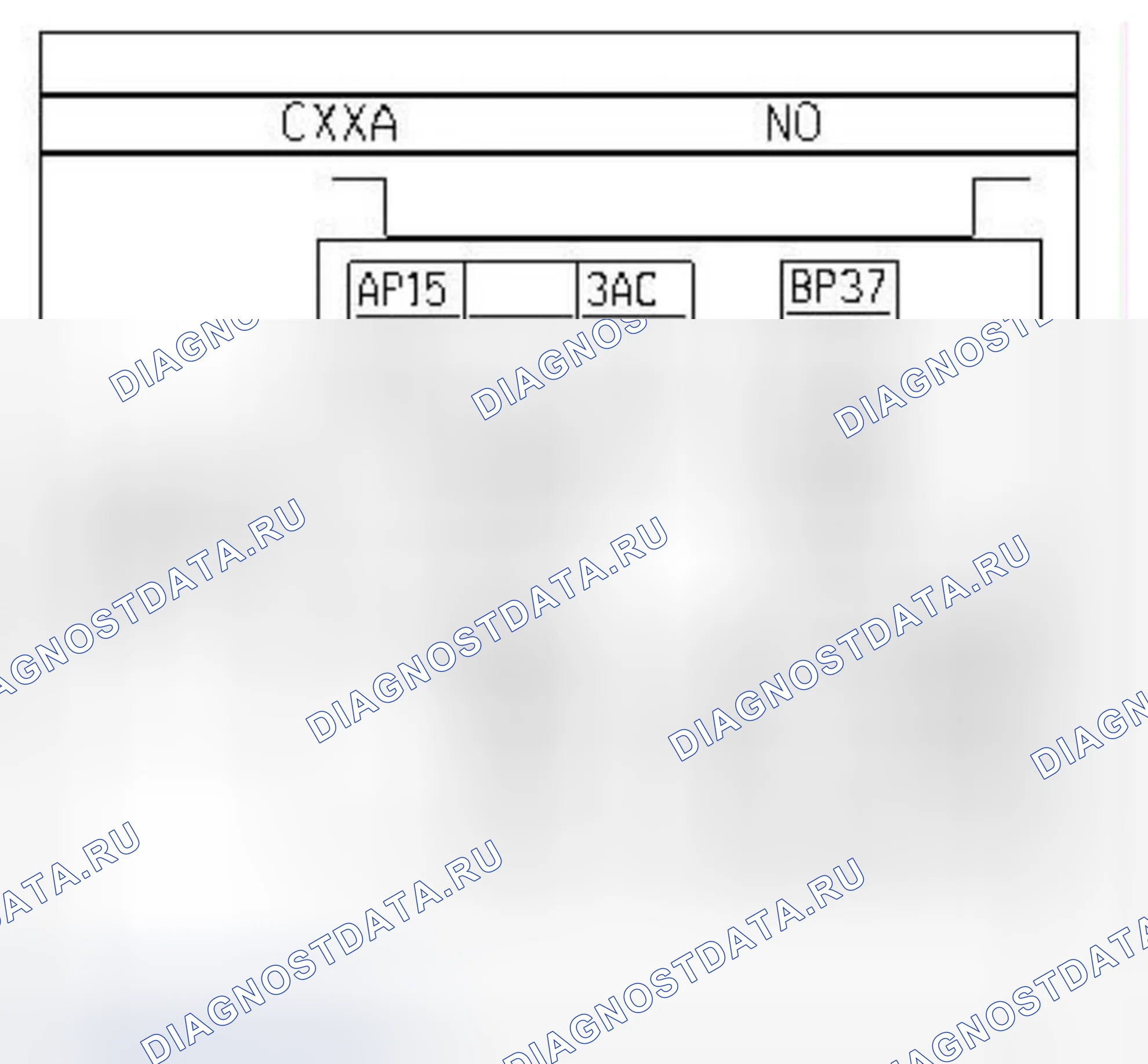 Распиновка разъёма 1047 — Реле сист. впр.. Renault Symbol I