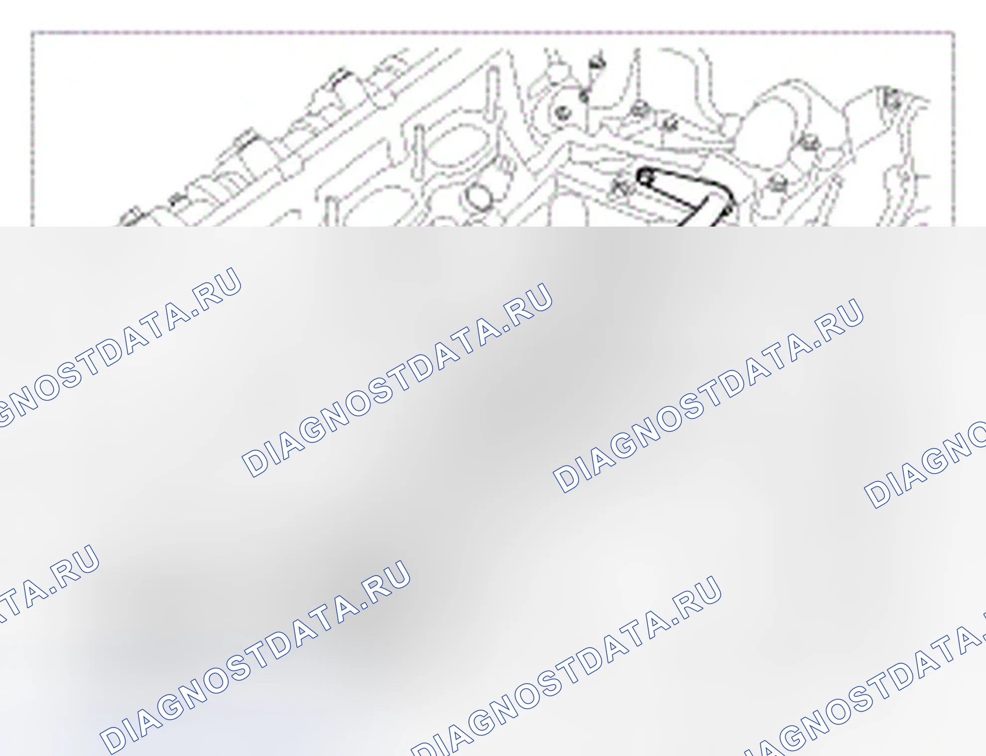 Рис. 90: Водопроводная труба. Hyundai Genesis I рестайлинг