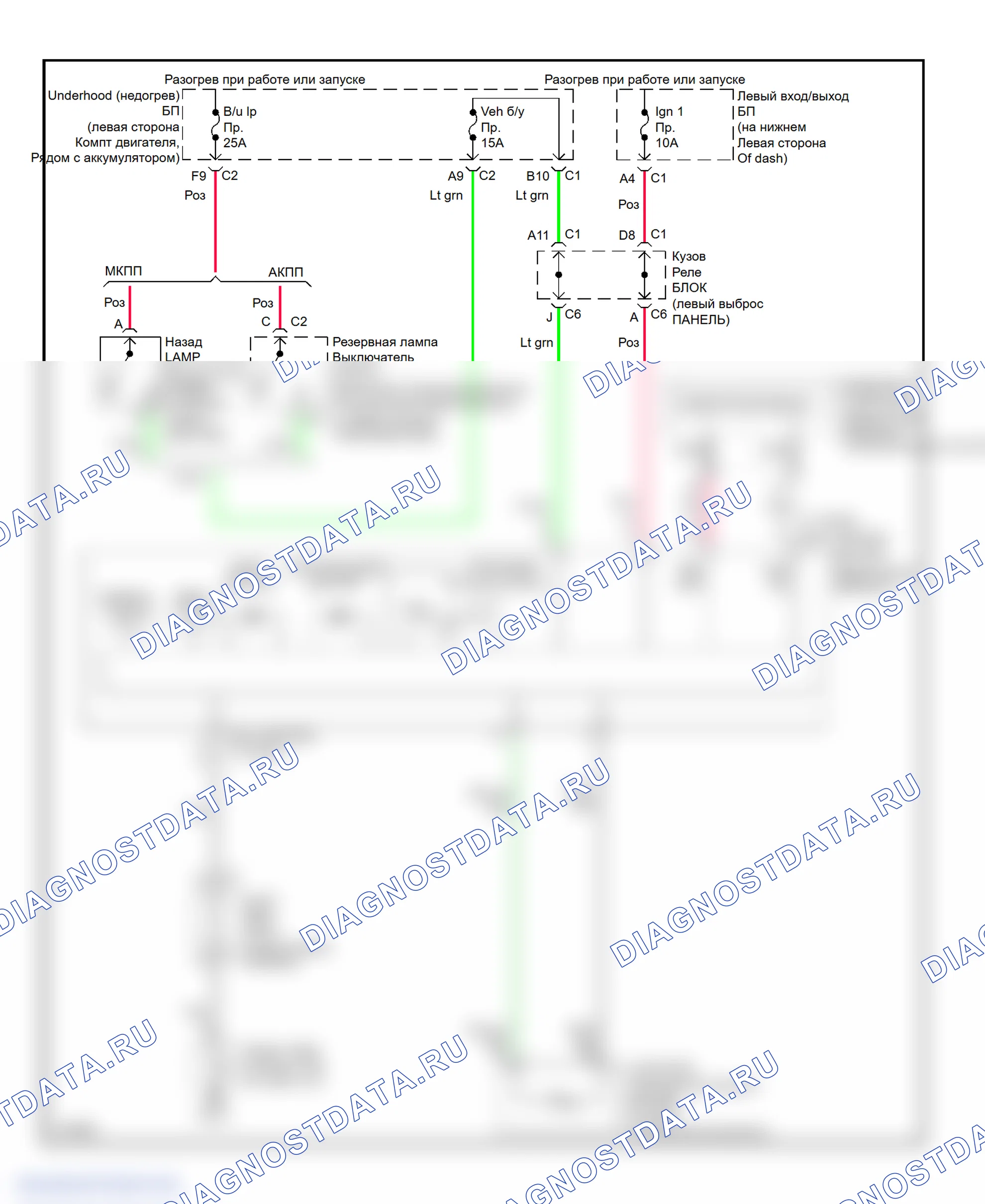 Electrochromic Mirror Circuit. GMC Sierra 2500 