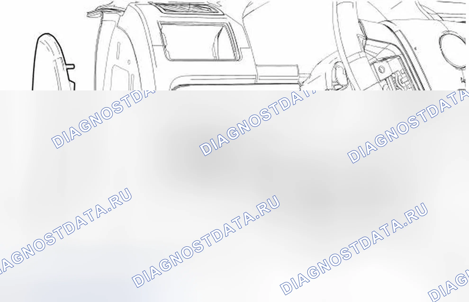 Рис. 59: Переключатель диммера приборной панели. Ford Fusion I рестайлинг