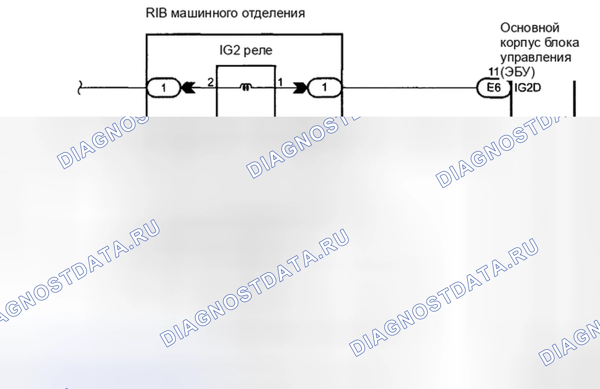 Рис. 12: электросхема. Toyota Camry XV40