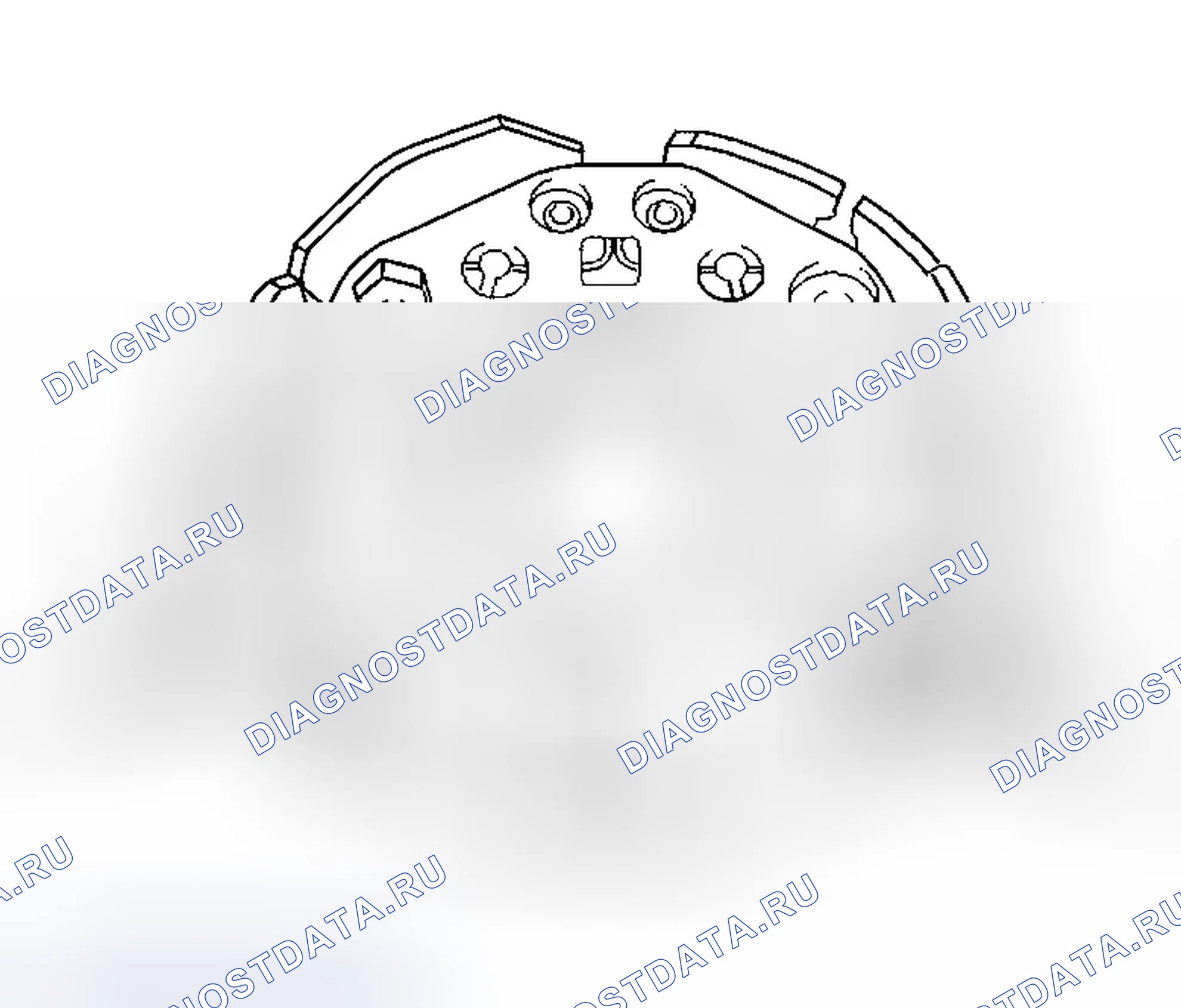 Рис. 6: ВЫПРЯМИТЕЛЬНАЯ (ДИОДНАЯ) СБОРКА. Isuzu Rodeo II