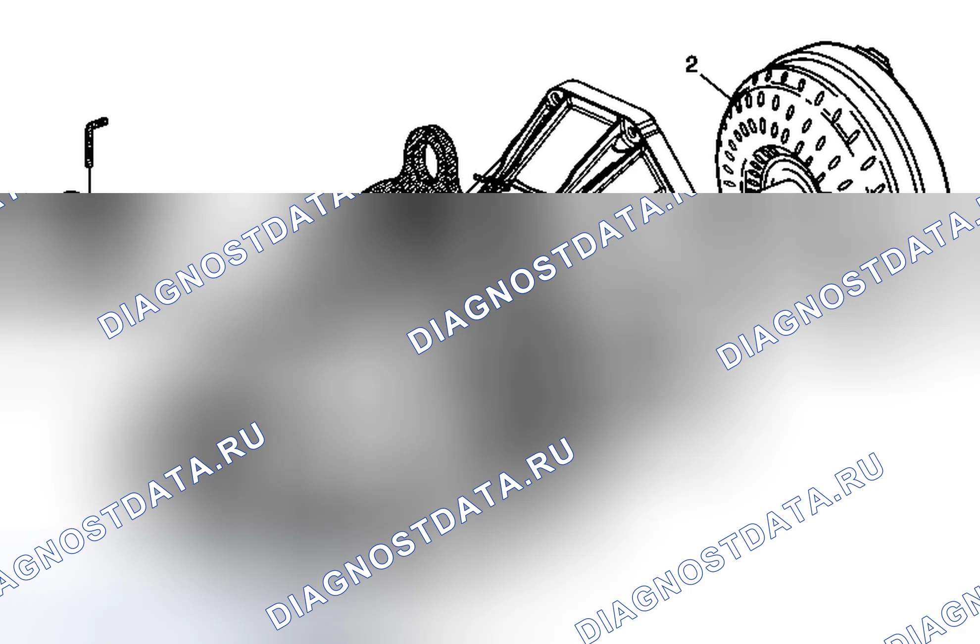Рис. 243: Установка гидротрансформатора и снятие удерживающего приспособления (6L50). Chevrolet Camaro V