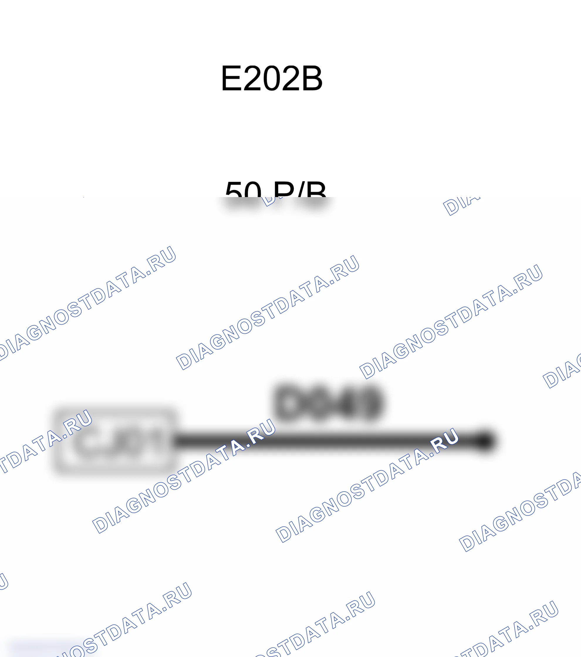 Распиновка разъёма E202B — Стыковка 1 потока информации (или equipot.202). Citroen C4 Aircross I