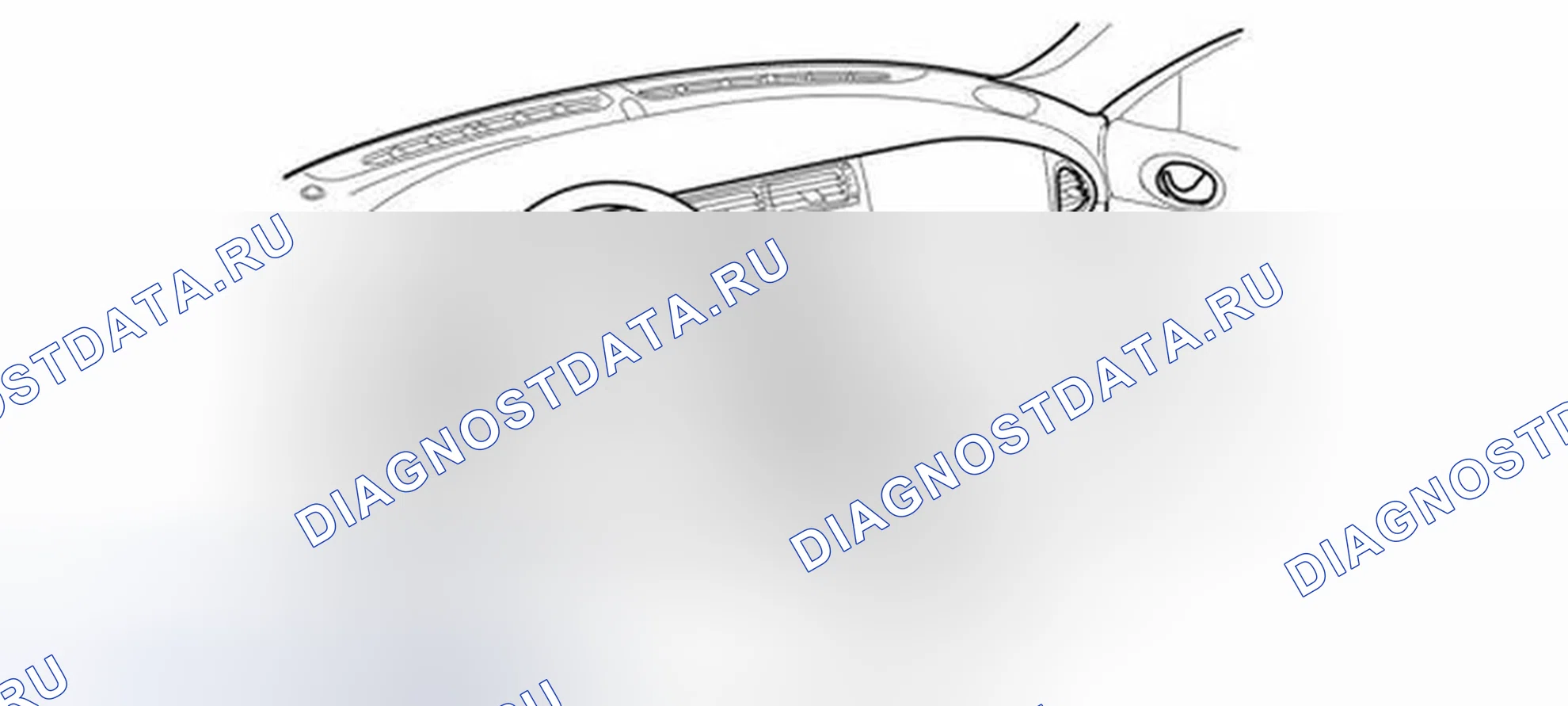 Рис. 1: Приборная панель. Jaguar XKR I рестайлинг