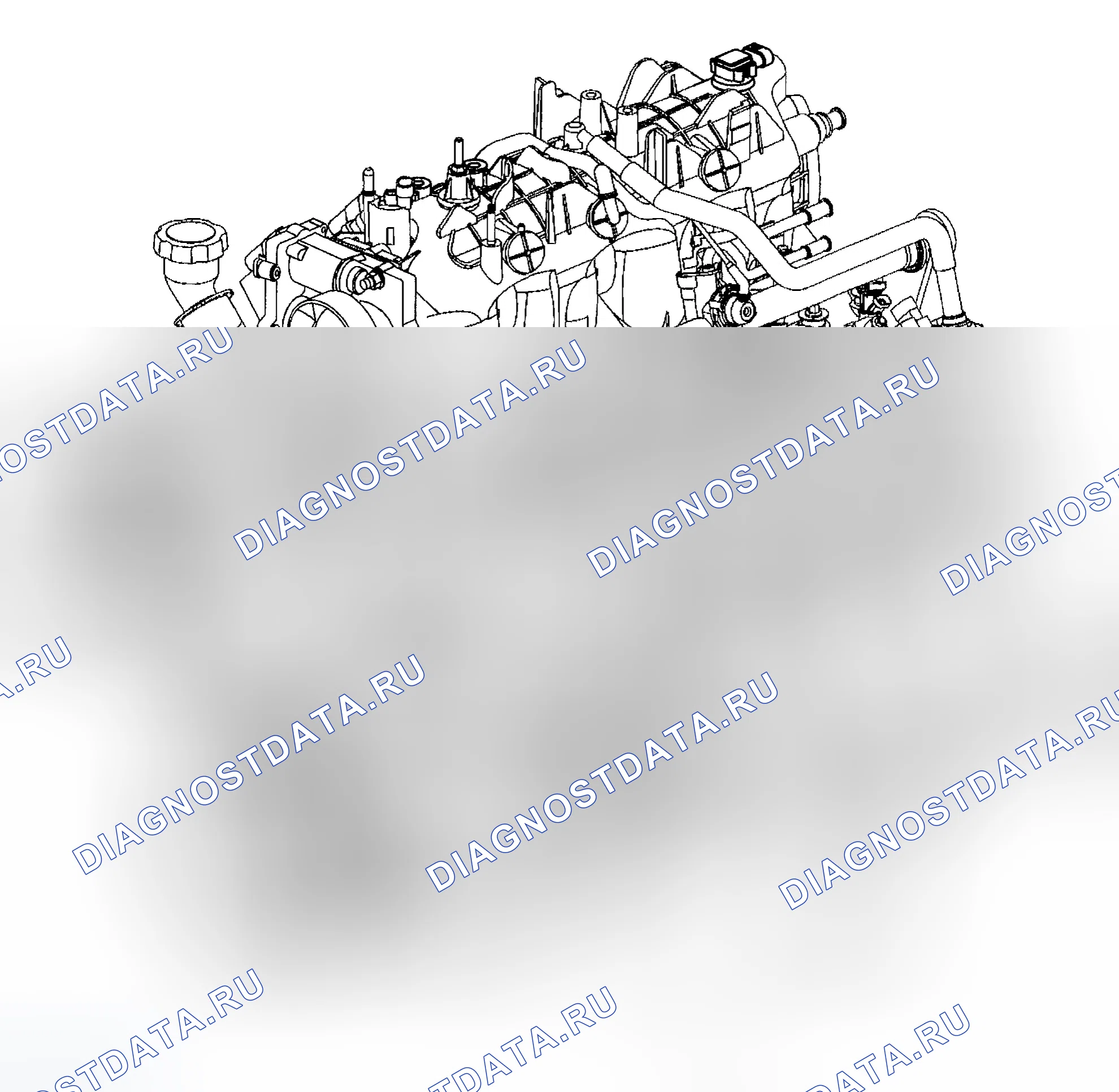 Рис. 916: Описание компонентов двигателя. Chevrolet Silverado 1500 HD 