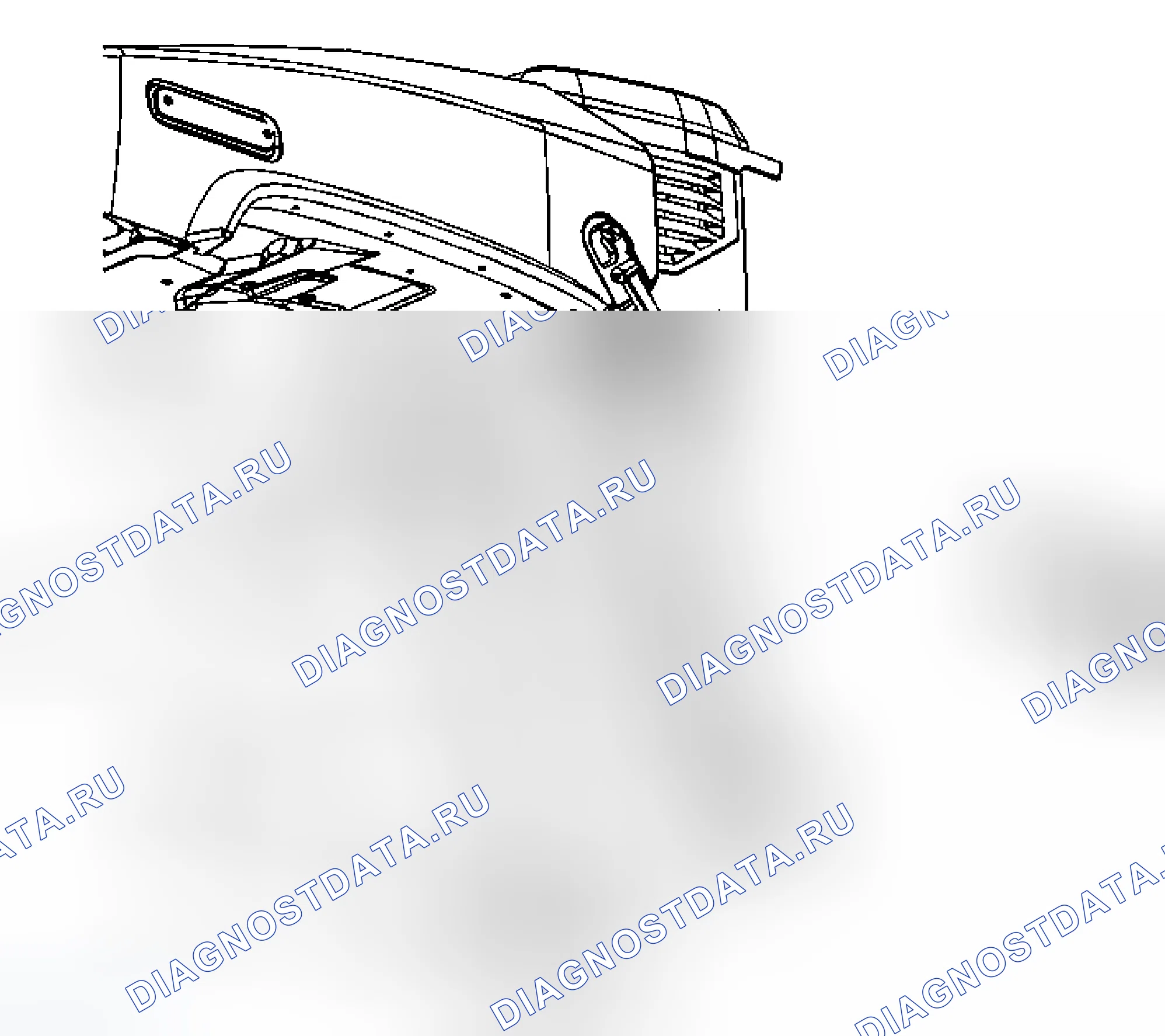 Рис. 1: Замена факела открытия передних колес (WS2, Bvx, нижний). Hummer H2 I рестайлинг