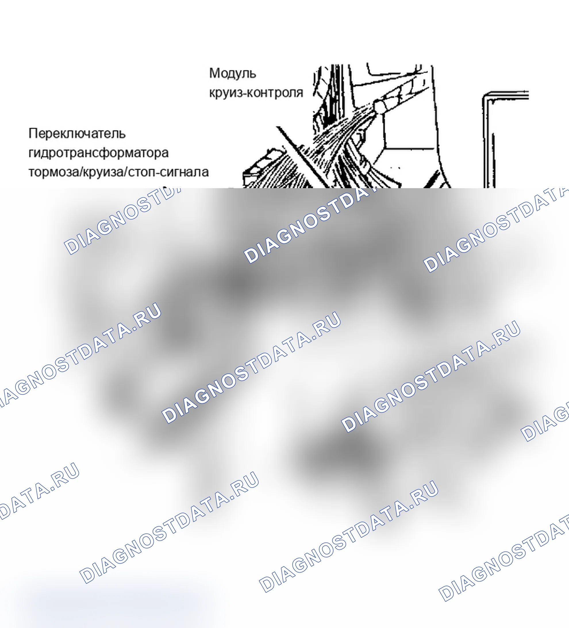 Рис. 7: Расположение компонентов (7 из 12). Pontiac Bonneville VIII