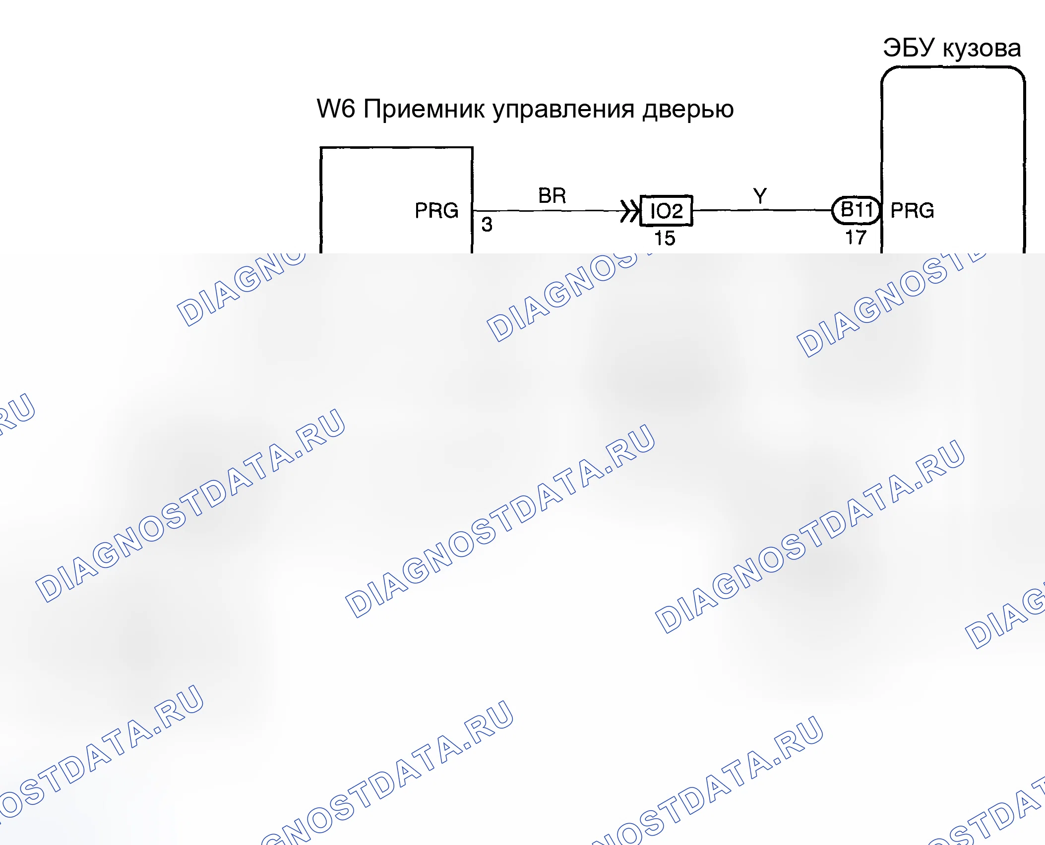 Рис. 59: электросхема. Toyota Highlander I рестайлинг
