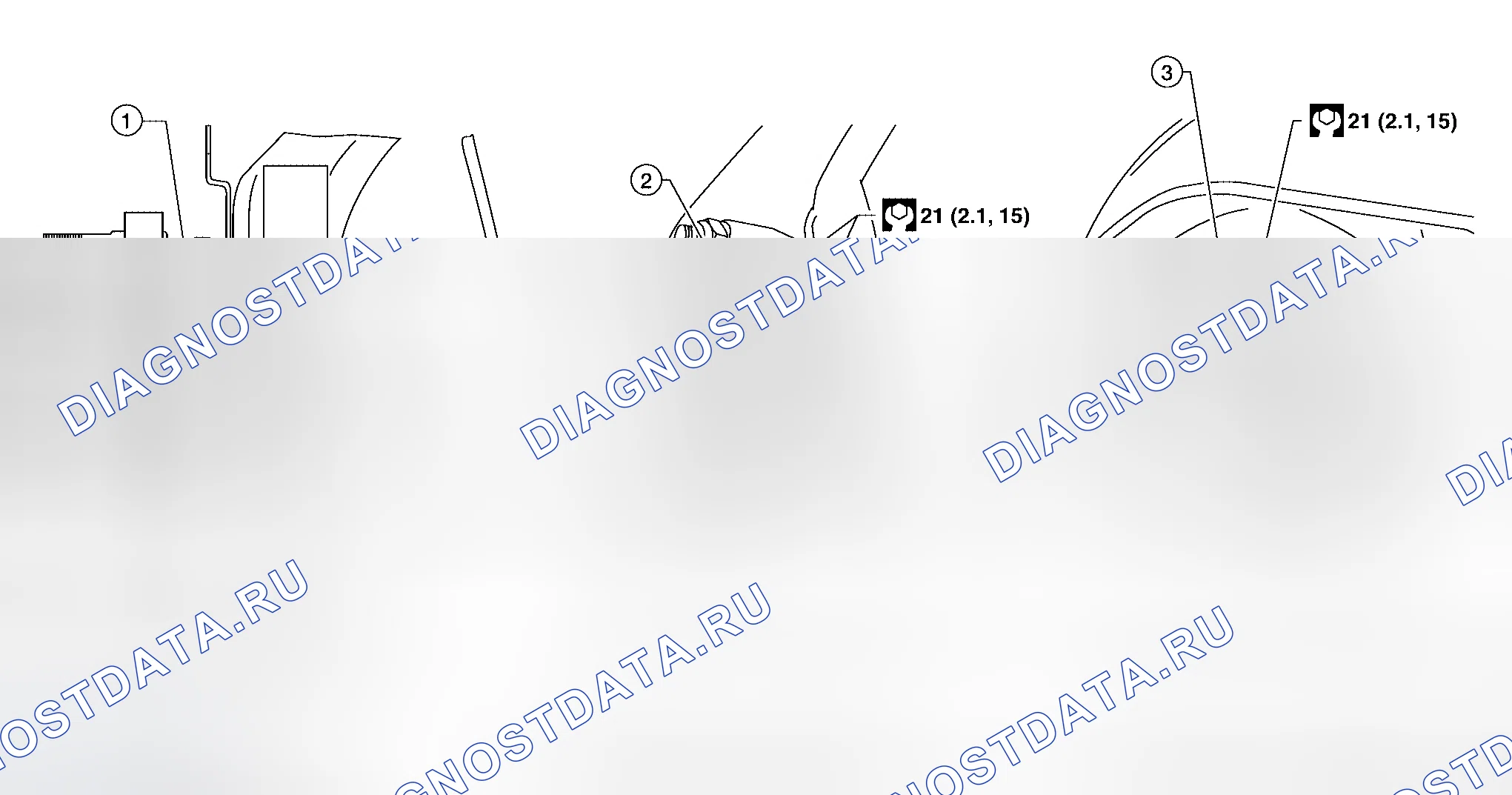 Рис. 61: Демонтаж и монтаж. Honda Odyssey I