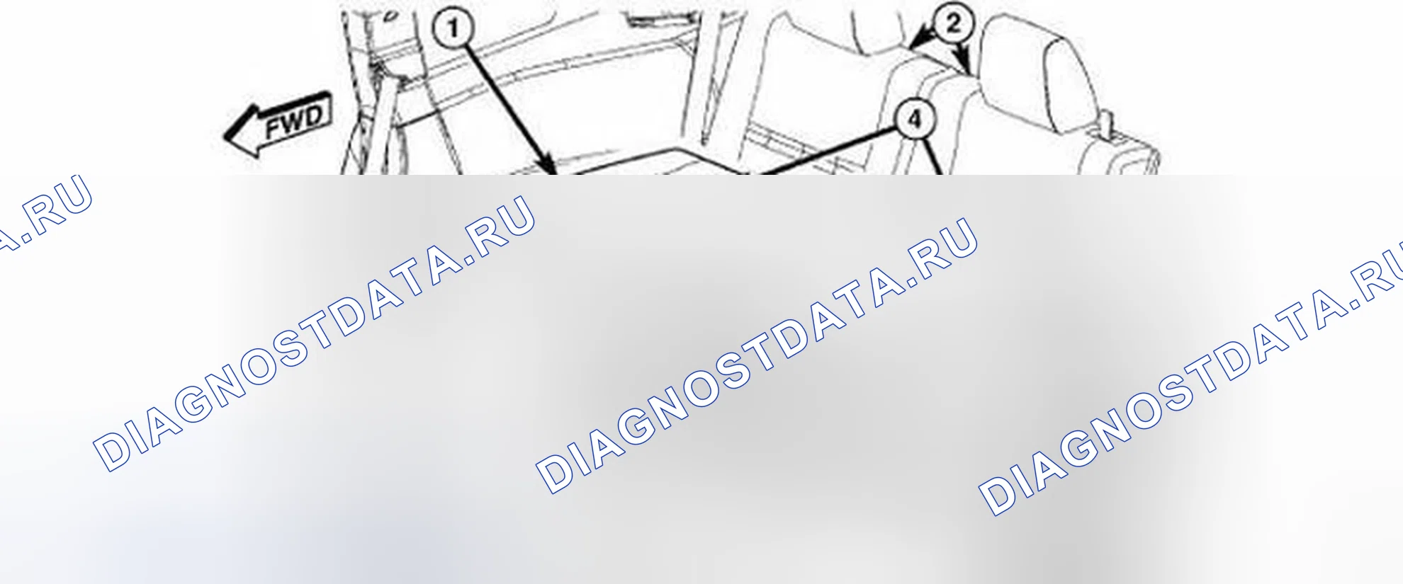 Рис. 91: ДЕМОНТАЖ. Dodge Journey I