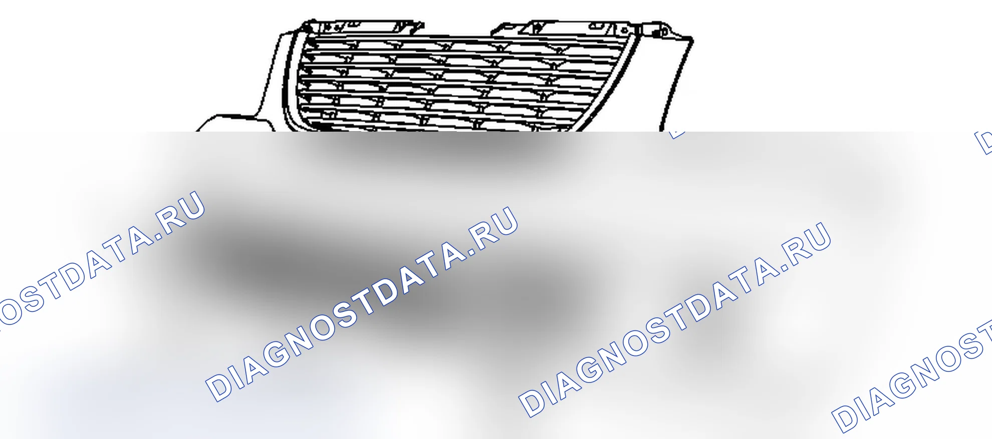 Рис. 10: Замена открывающейся крышки переднего буксирного крюка (GMC Denali XL). Chevrolet Tahoe III