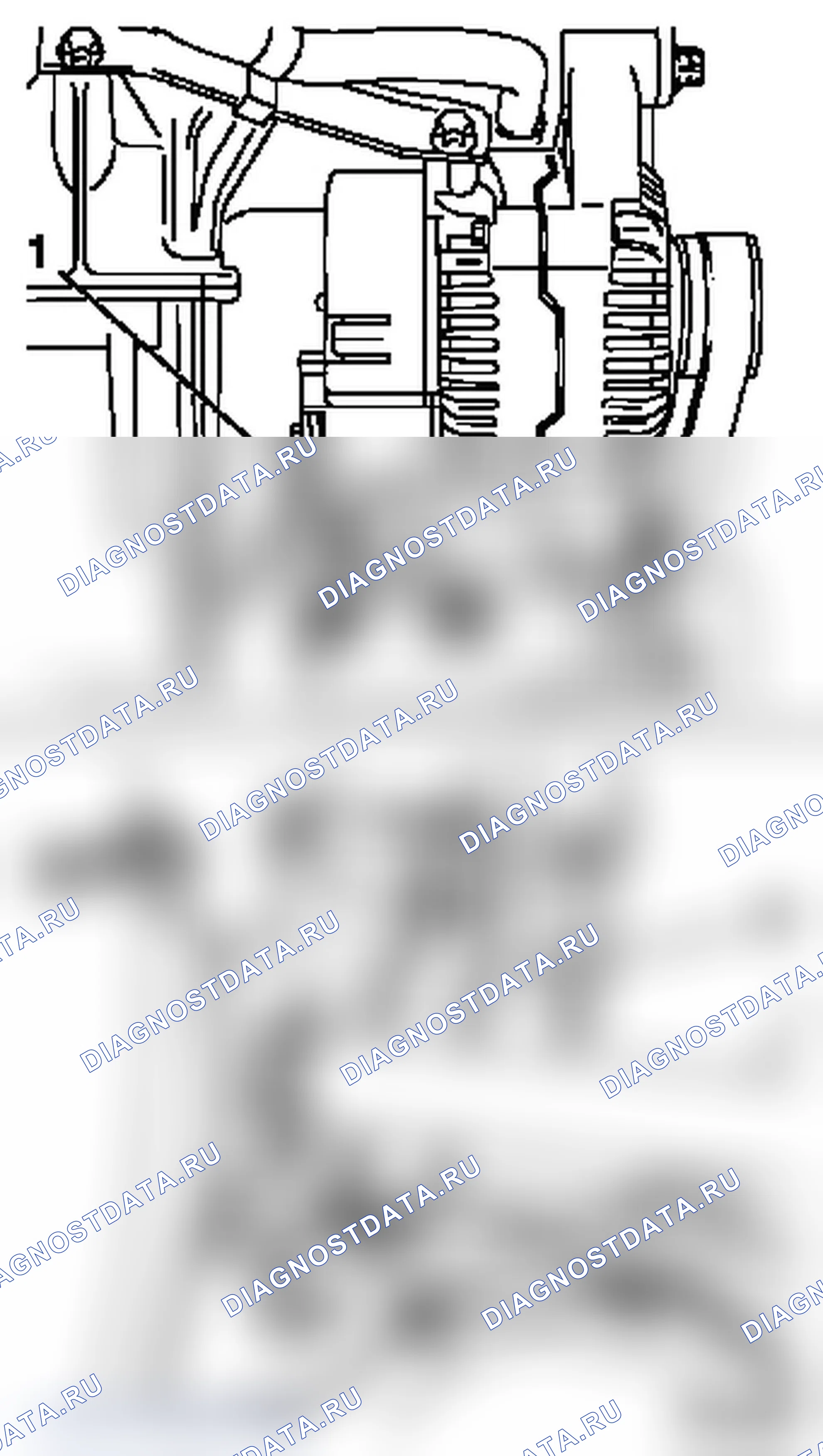 Снять и установить впускной патрубок (X 20 XEV, X 20 XER). Opel Astra G