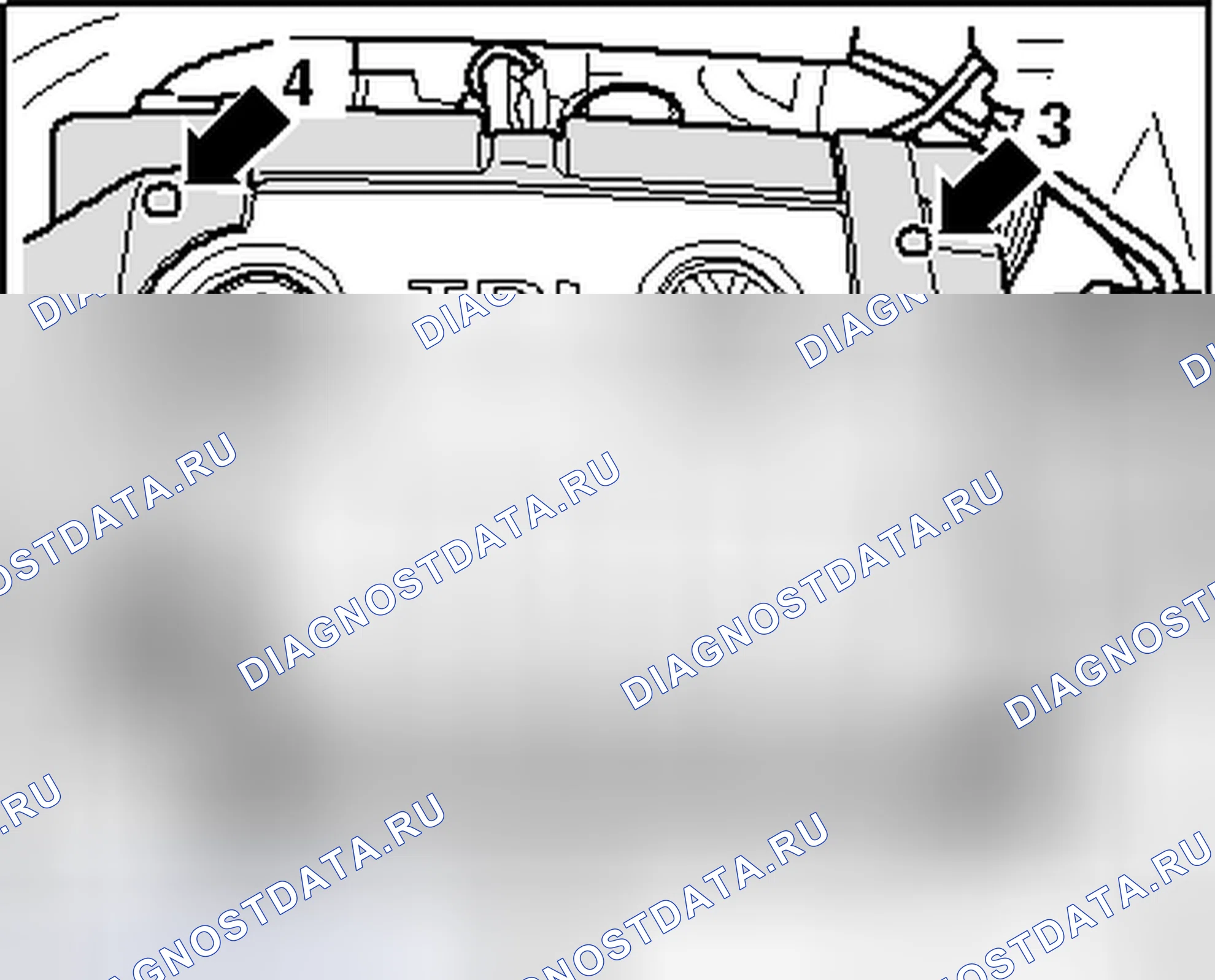 Рис. 321: КРЫШКА ДВИГАТЕЛЯ, 1.9л TDI Pd, СНЯТИЕ И УСТАНОВКА. Volkswagen Jetta V