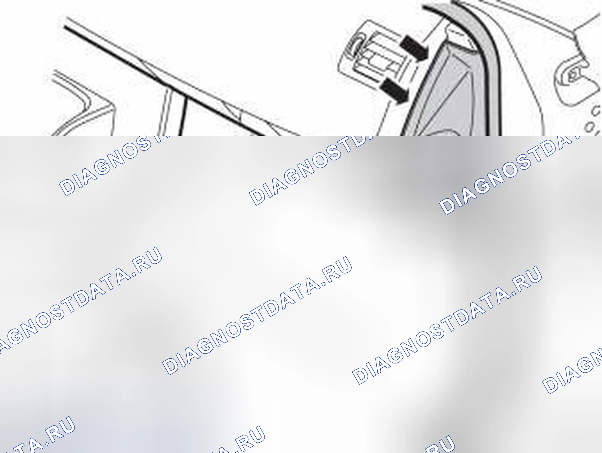 Рис. 351: ДЕМОНТАЖ. Volvo S40 II рестайлинг