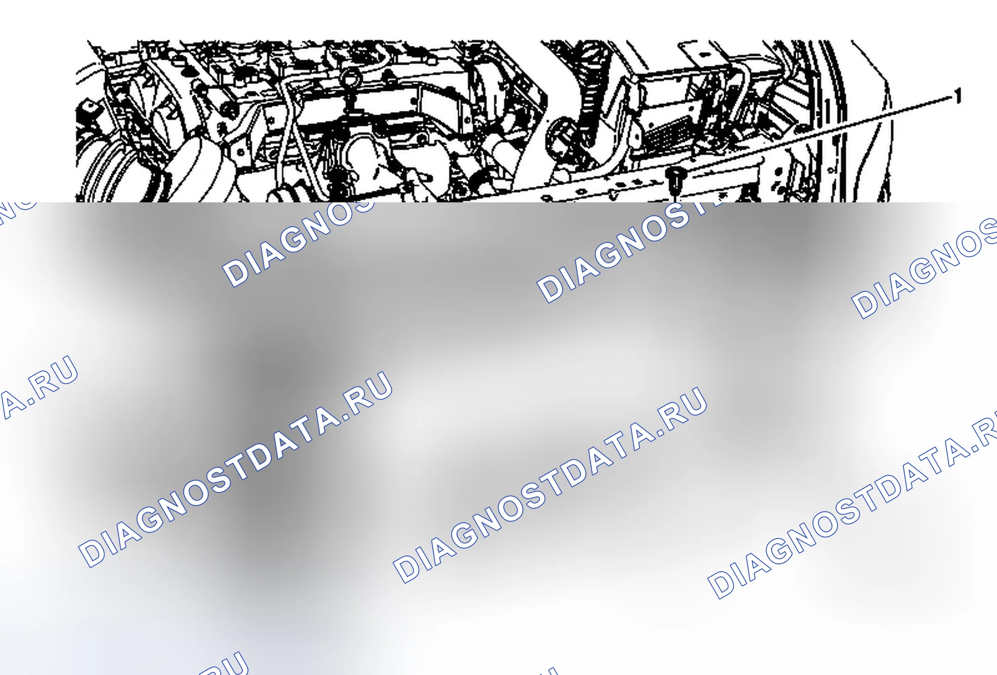 Рис. 109: Замена дефлектора переднего впускного воздуховода. Chevrolet Malibu VIII рестайлинг