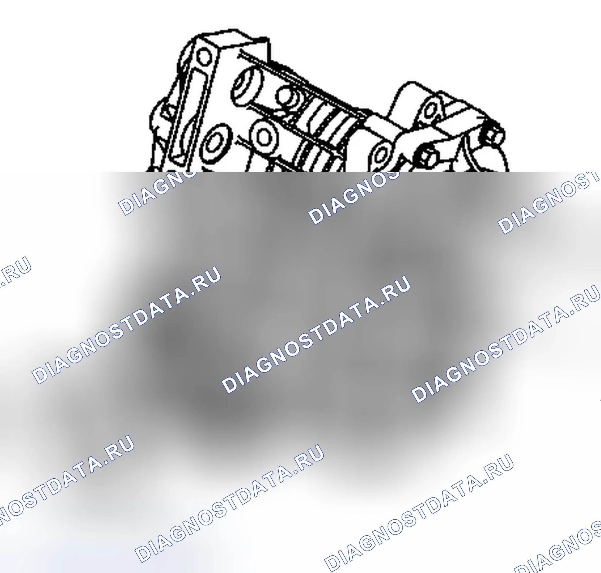 Рис. 4: Демонтаж дефлектора грязи заднего уплотнения выходного вала. Buick LaCrosse II