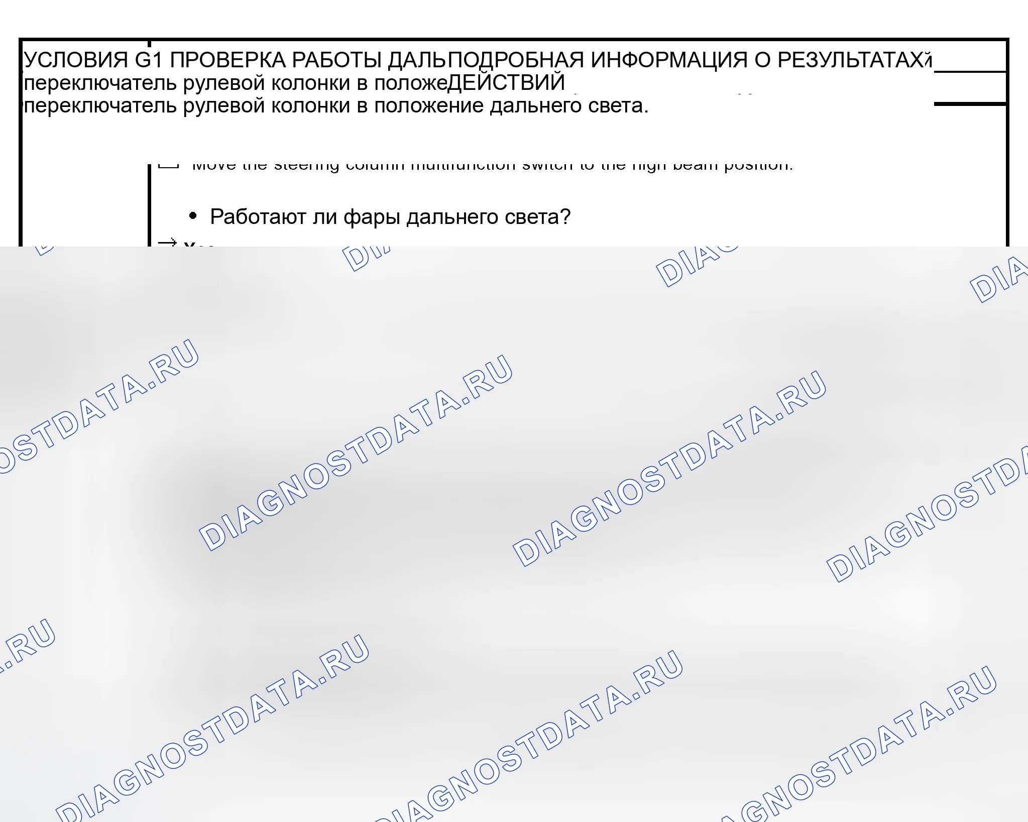 Рис. 10: диагностический тест G: ФУНКЦИЯ FLASH-TO-PASS НЕ РАБОТАЕТ. Ford Escape I