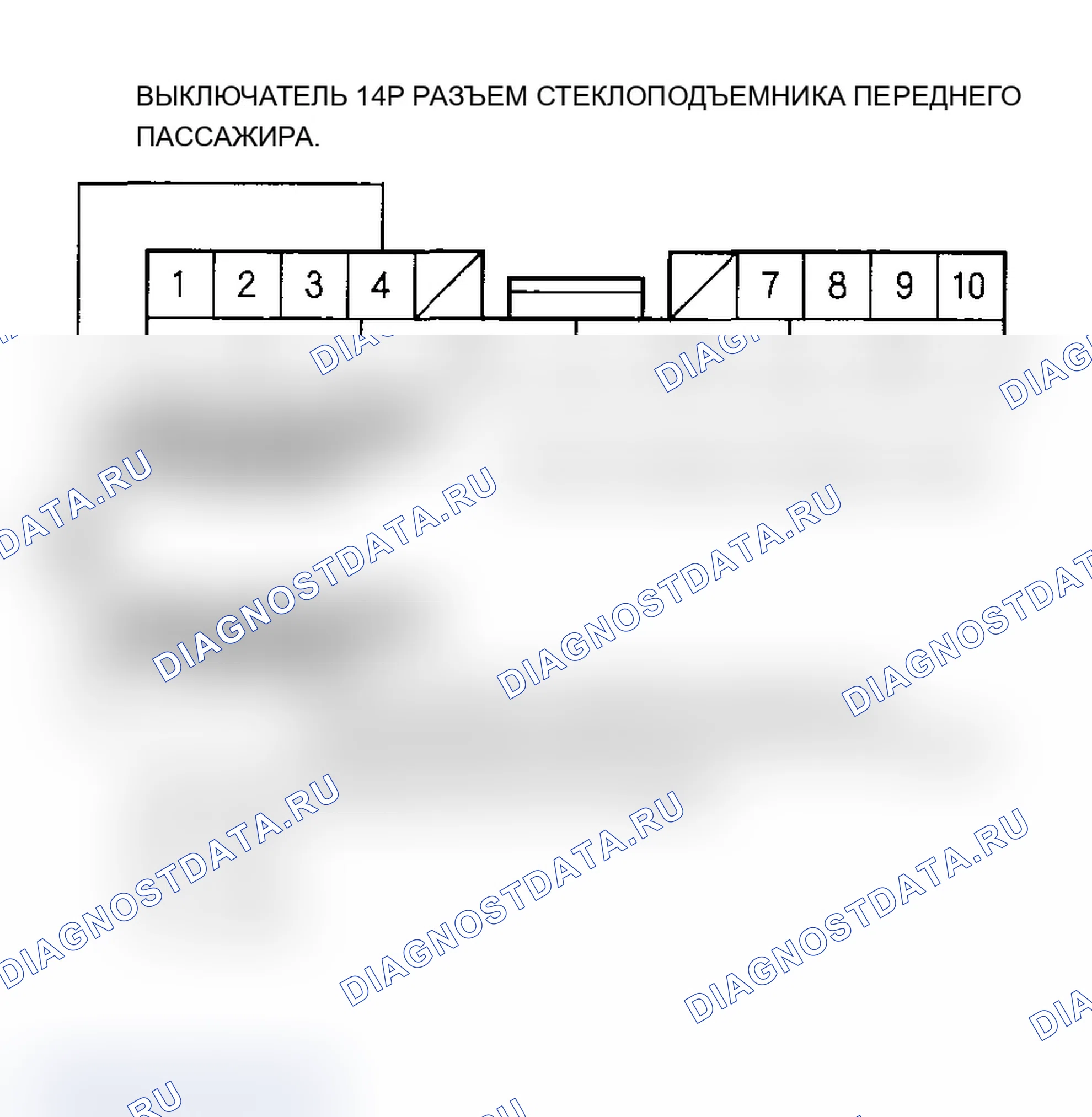 Рис. 116: B1142 расшифровка кода ошибки: потеря связи блока управления дверным мультиплексором с переключателем стеклоподъемника переднего пассажира. Acura TL III