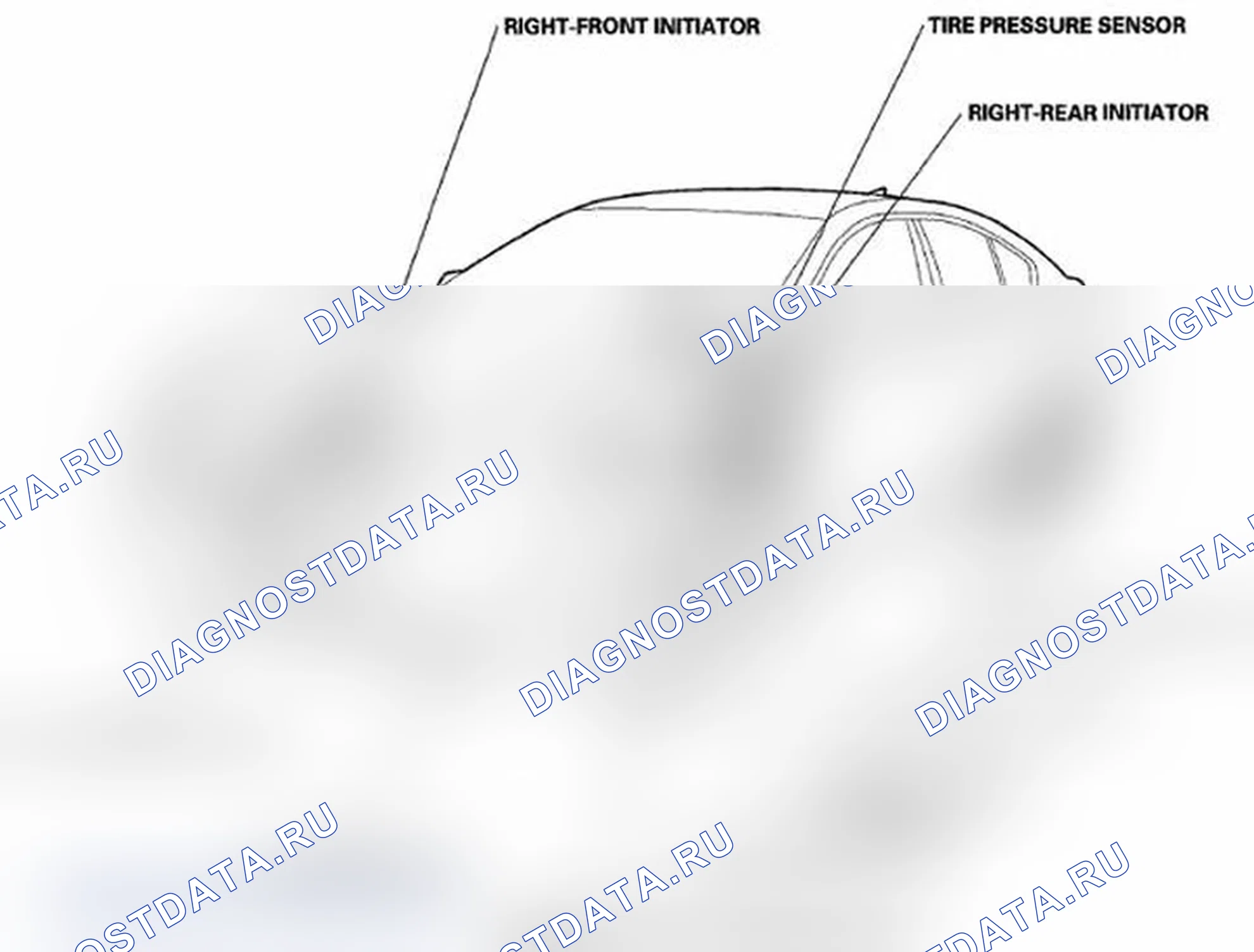 Рис. 1: Указатель расположения компонентов. Acura TL IV