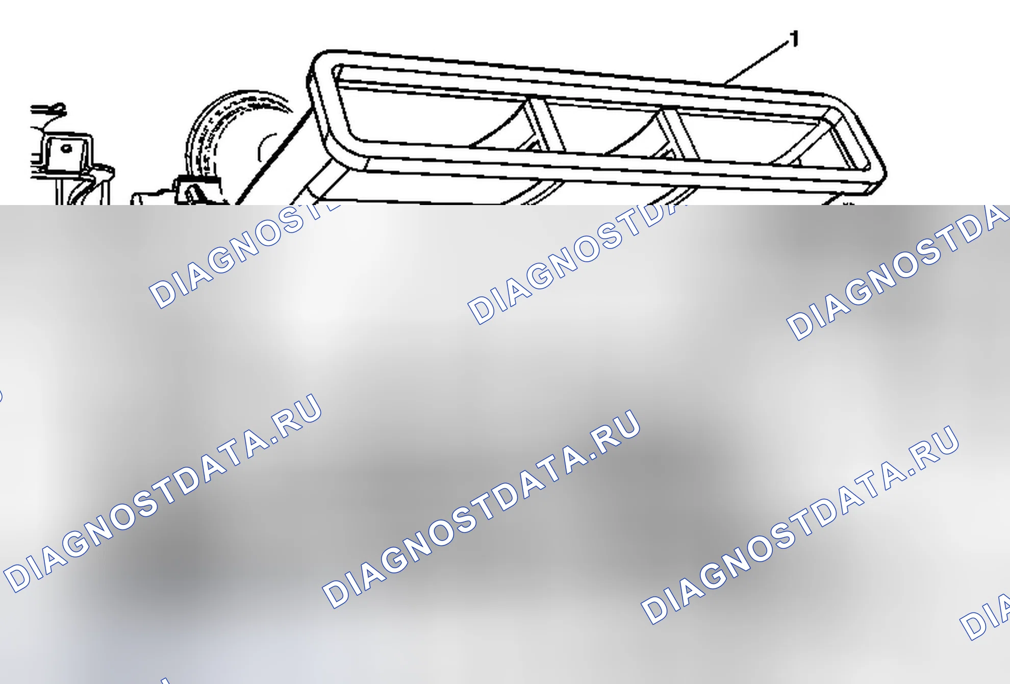 Рис. 18: Замена воздуховода дефростера лобового стекла. Chevrolet Captiva I рестайлинг 2