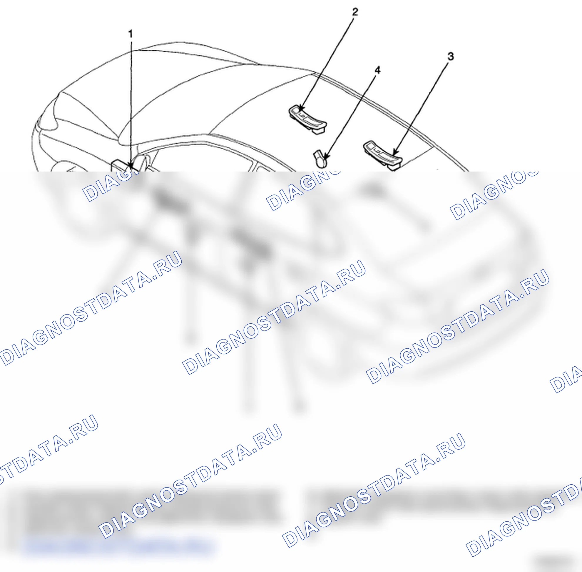 Рис. 1: РАСПОЛОЖЕНИЕ КОМПОНЕНТОВ. Hyundai Elantra IV