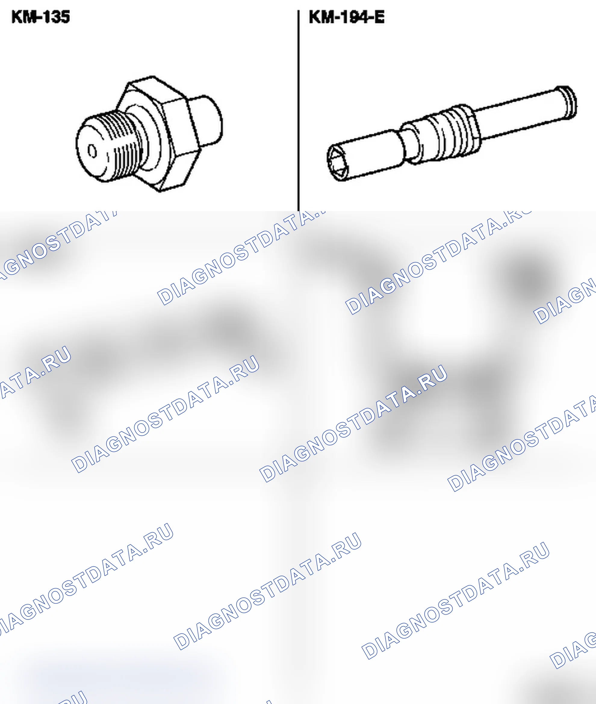 Специальные инструменты (DOHC-I). Opel Zafira A рестайлинг