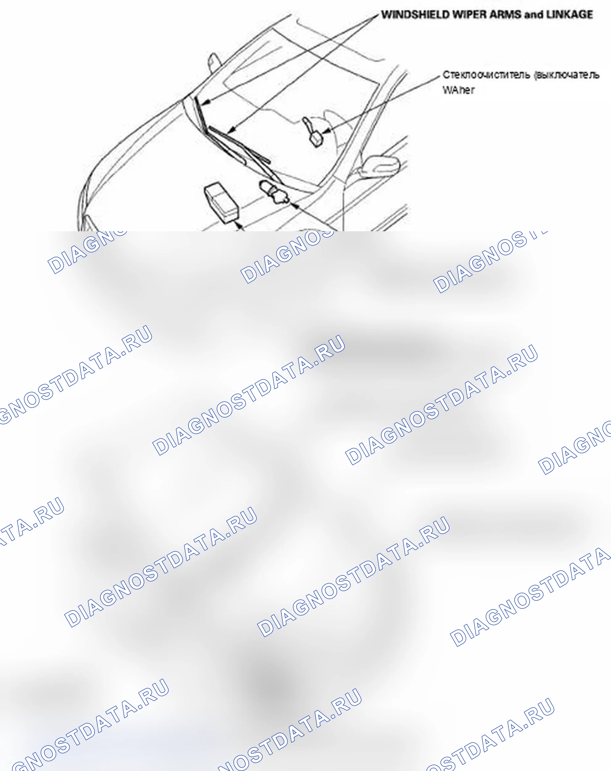 Рис. 1: Указатель расположения компонентов. Acura TL III рестайлинг