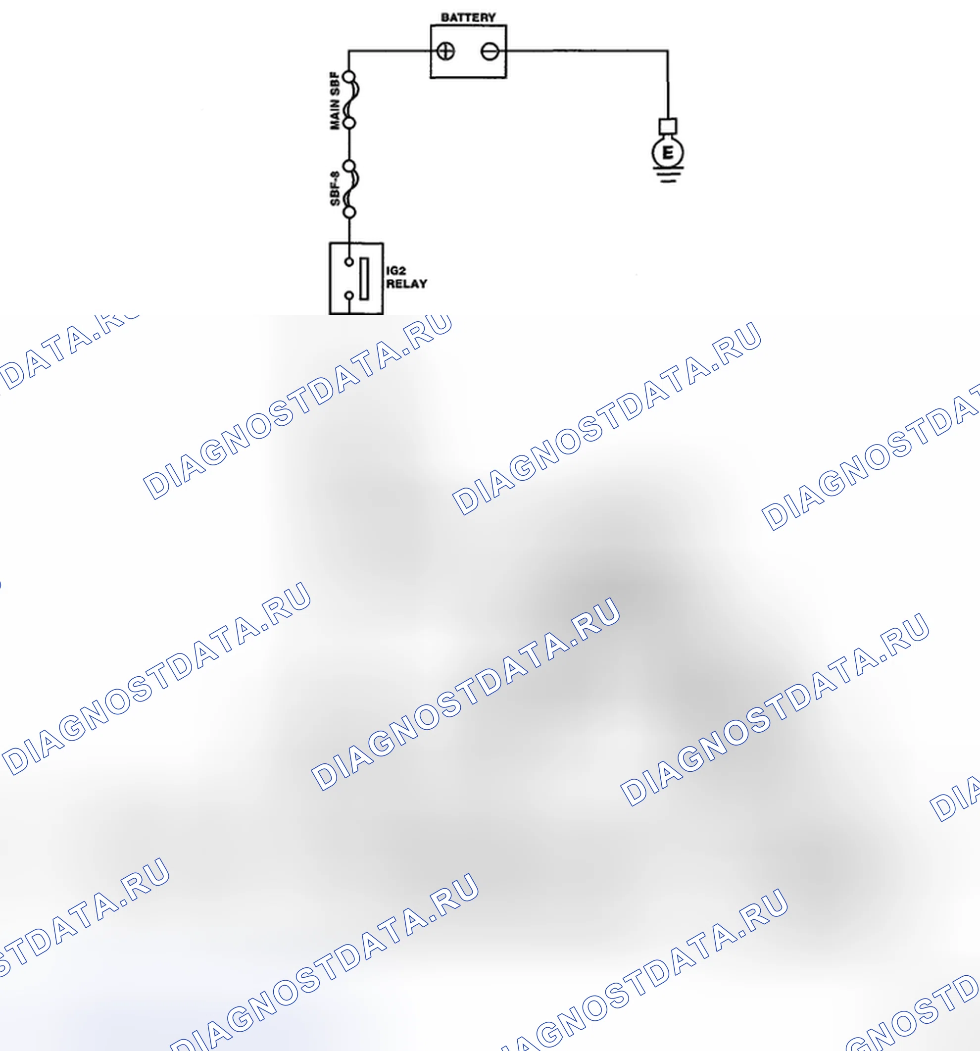 Рис. 119: электросхема. Subaru Impreza GH