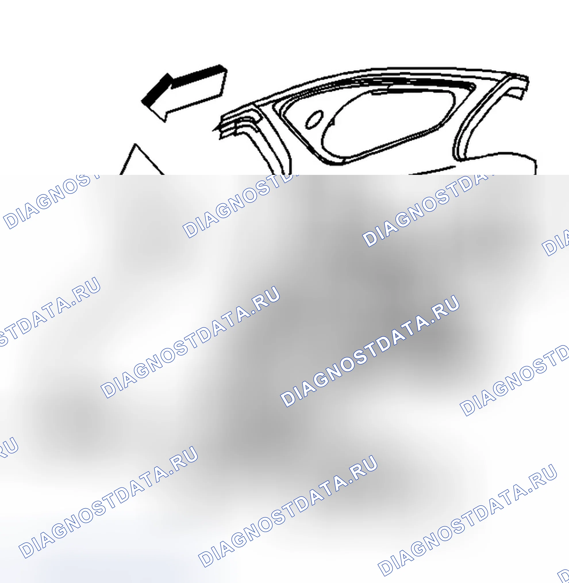 Рис. 52: Топливозаправочная труба. Buick LaCrosse I
