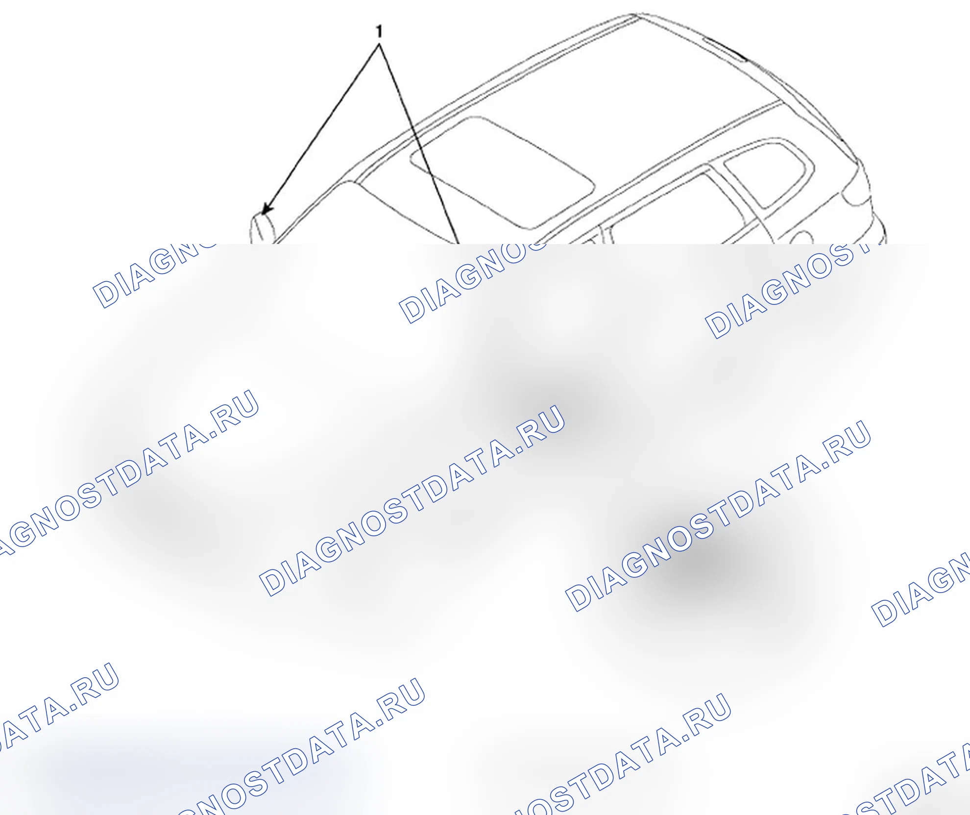 Рис. 96: РАСПОЛОЖЕНИЕ КОМПОНЕНТОВ. Hyundai Santa Fe II