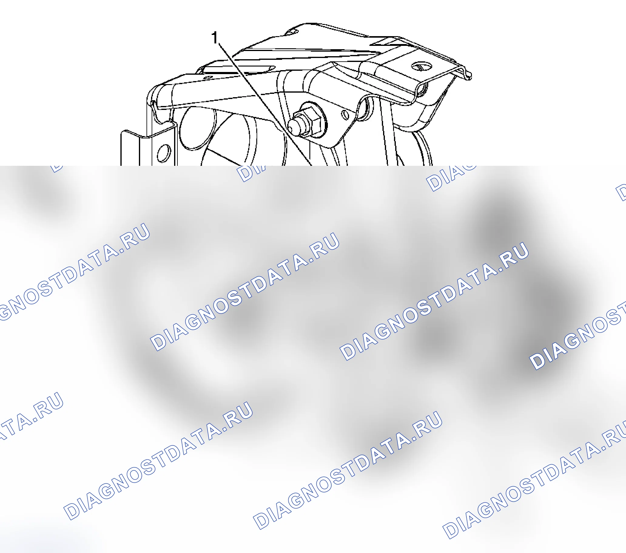 Рис. 67: Замена выключателя стоп-сигнала (нерегулируемая педаль). Chevrolet Silverado 2500 HD 