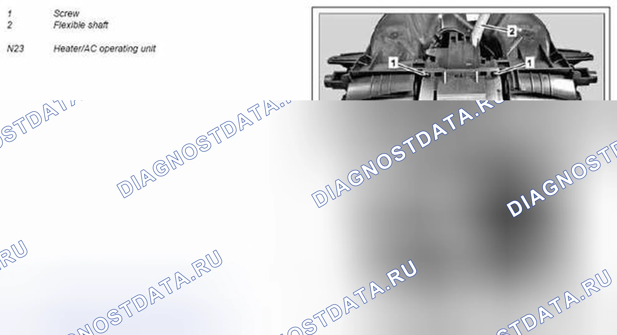 Рис. 121: Демонтаж и монтаж блока управления и эксплуатации системы кондиционирования воздуха - AR83.25-P-1124MCF. Kia Soul I